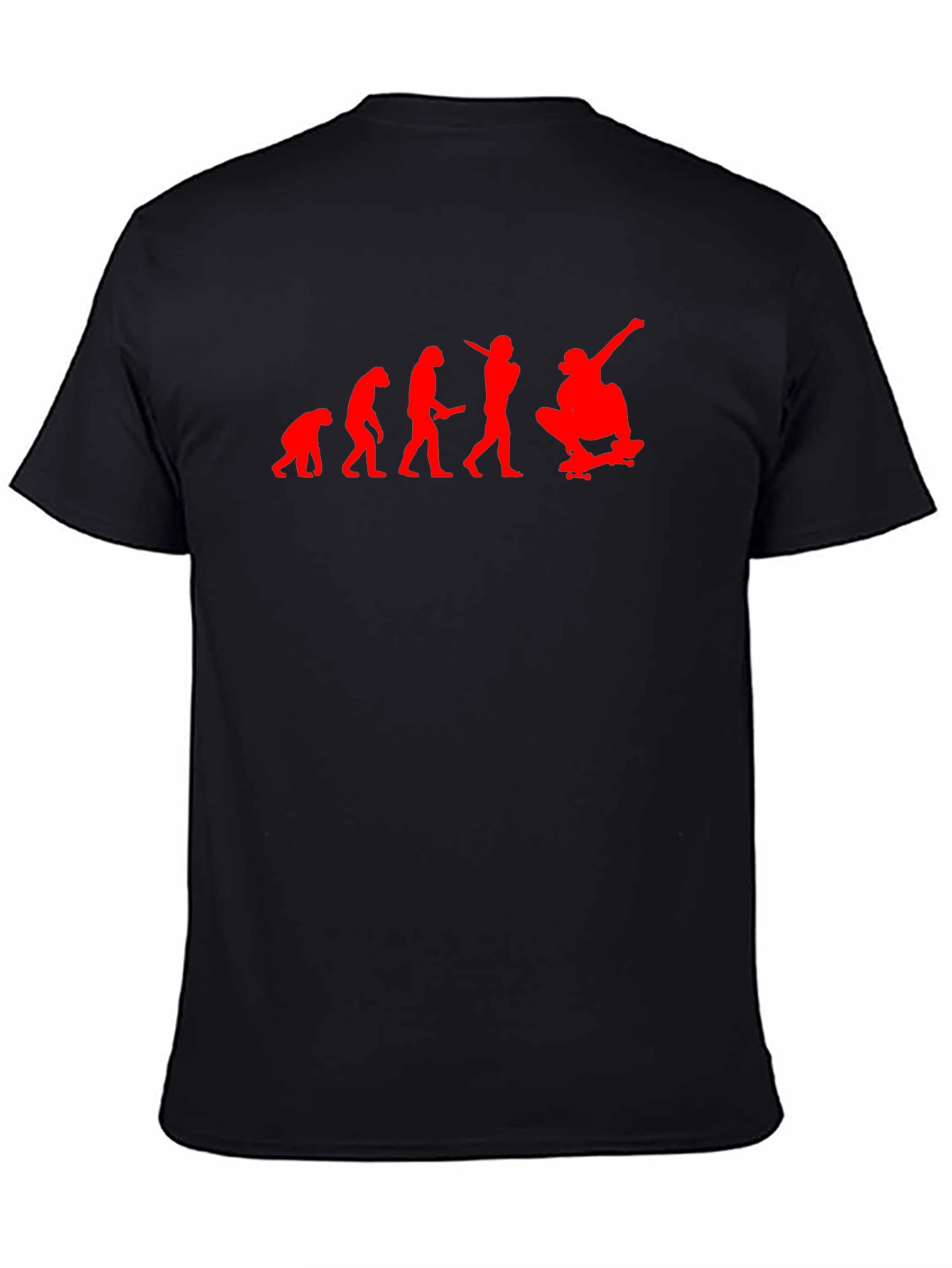Evolution Skateboard T-Shirt - Black Cotton Tee