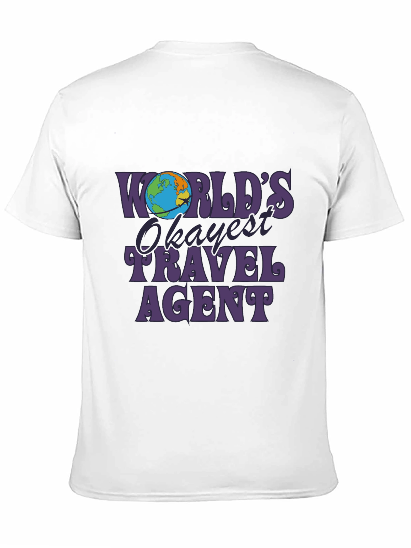 Worlds Okayest Travel Agent Graphic T-Shirt