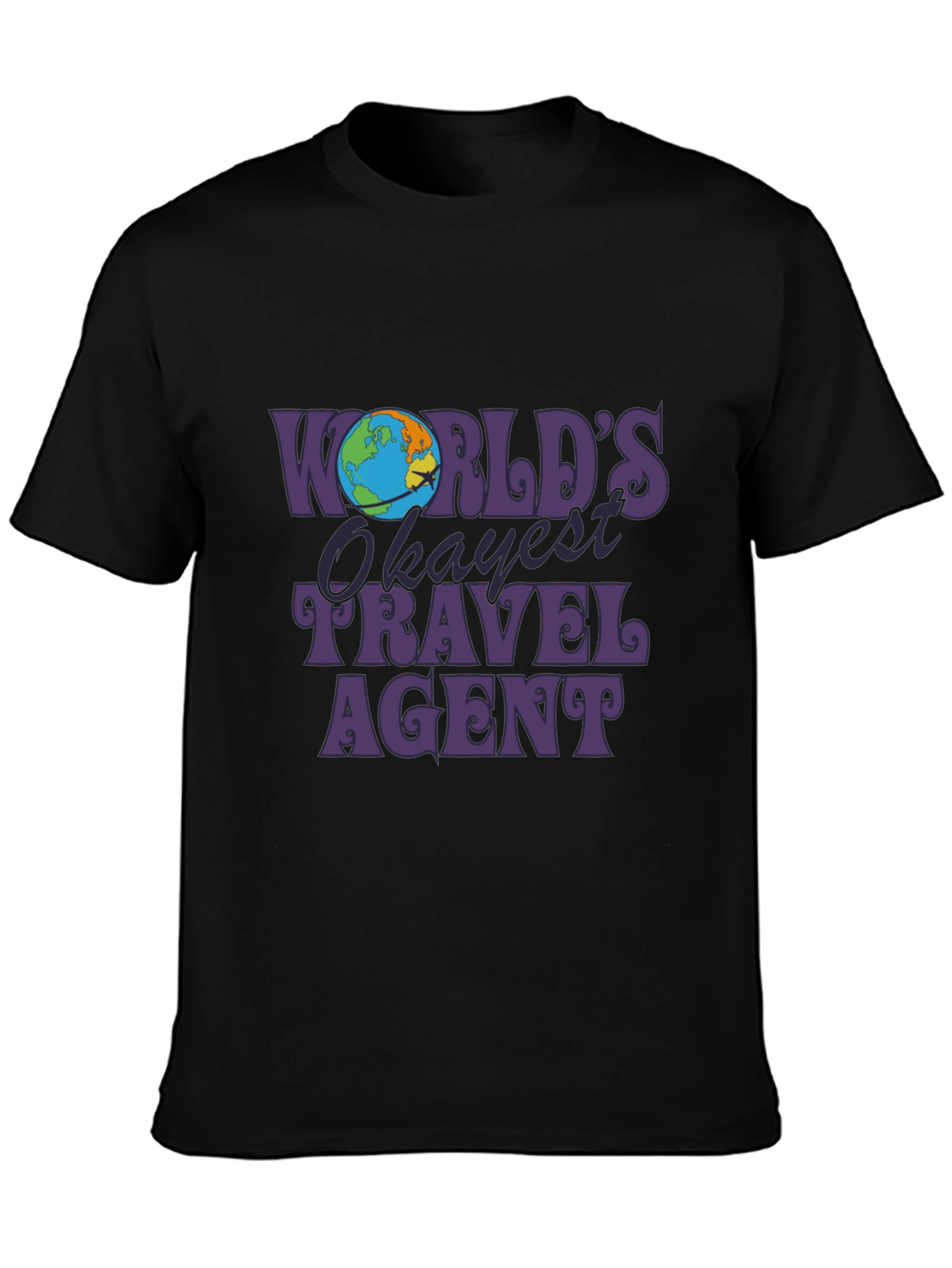 Worlds Okayest Travel Agent Graphic T-Shirt