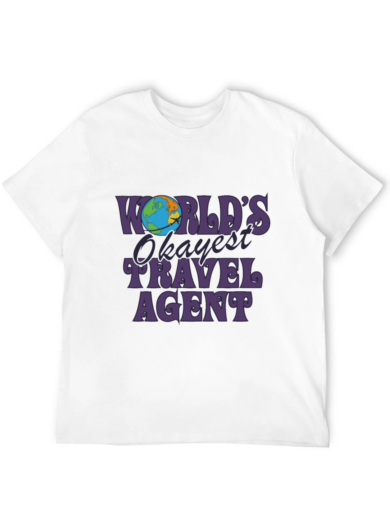 Worlds Okayest Travel Agent Graphic T-Shirt