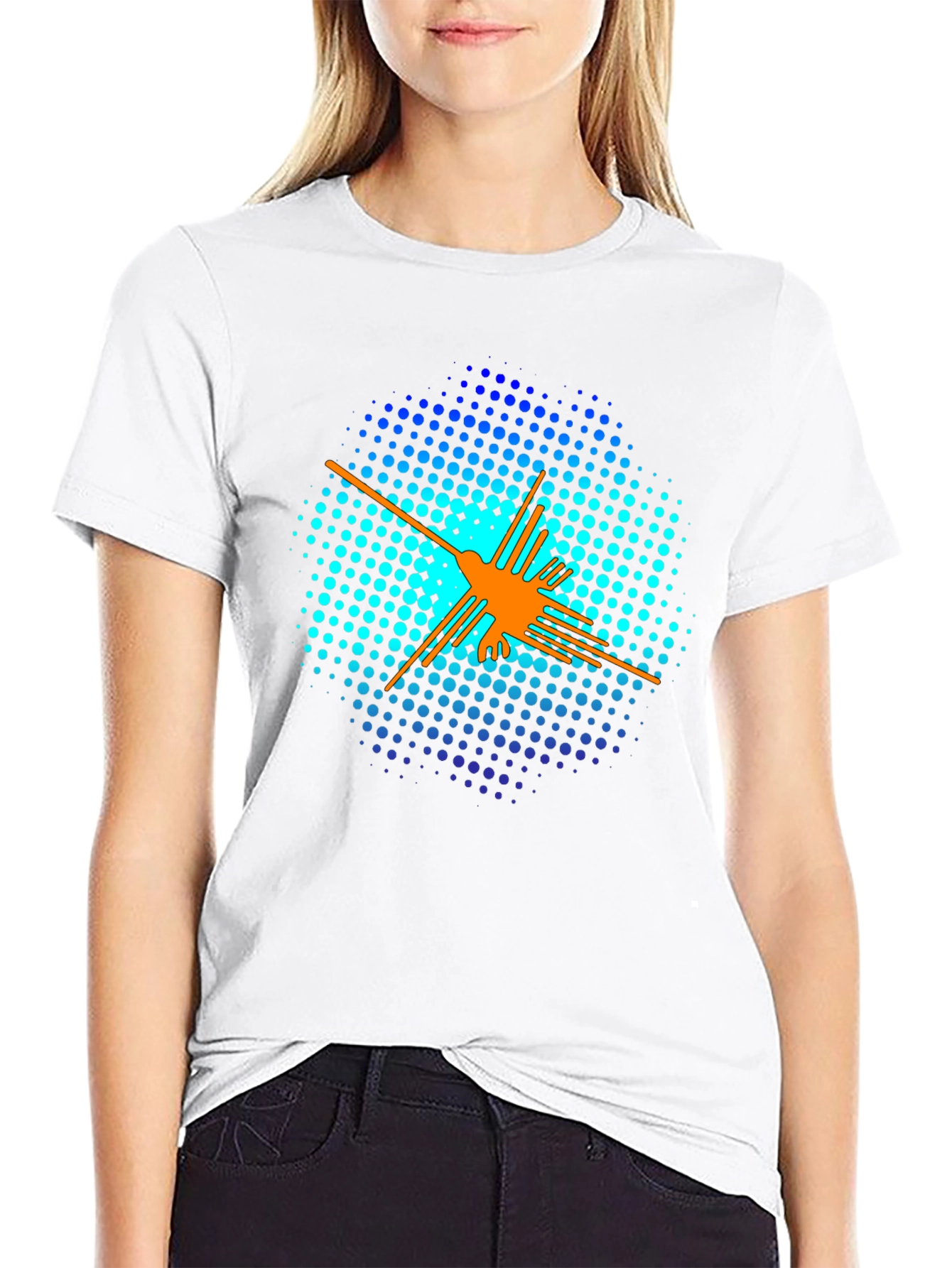 Abstract Geometric Graphic T-Shirt