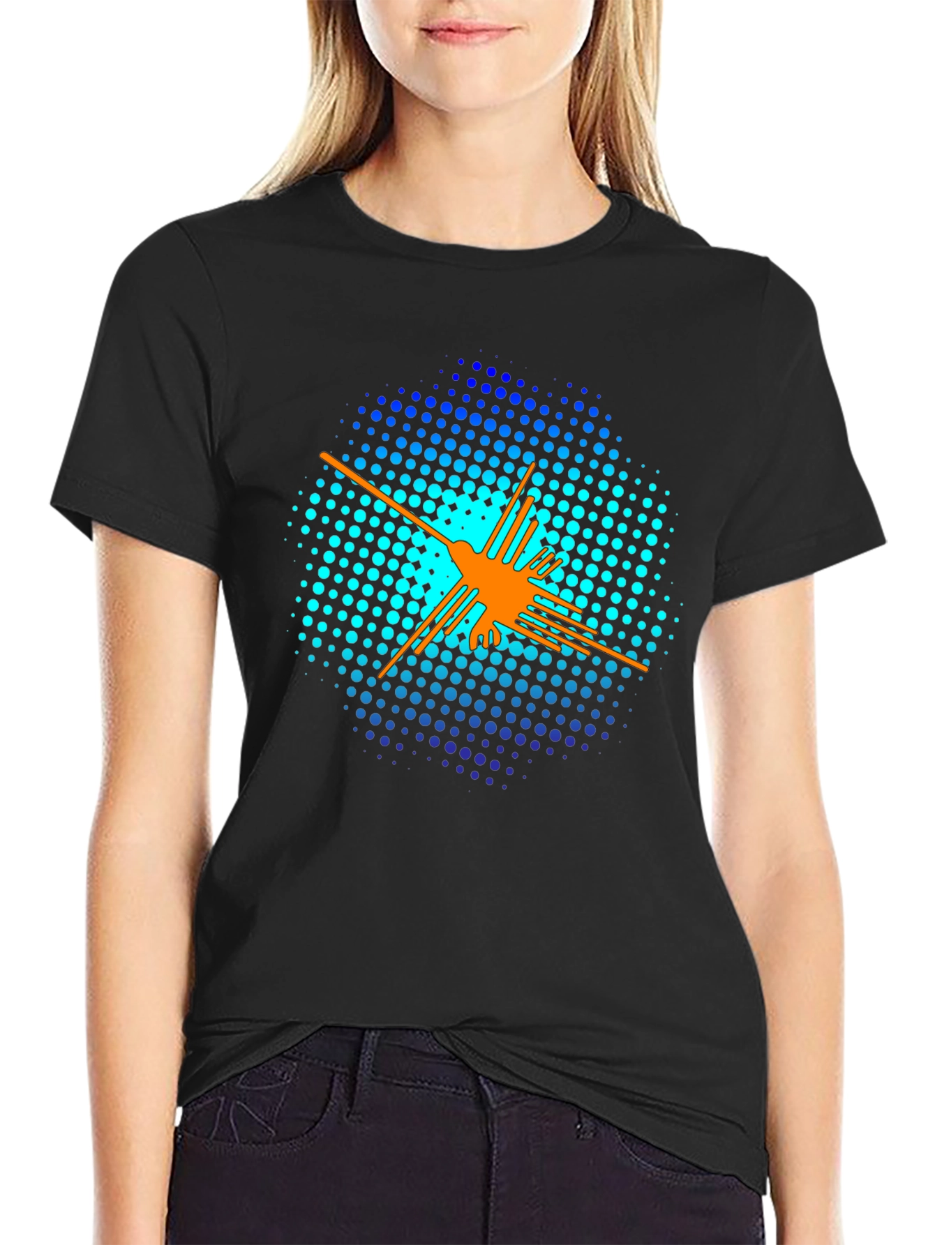 Abstract Geometric Graphic T-Shirt