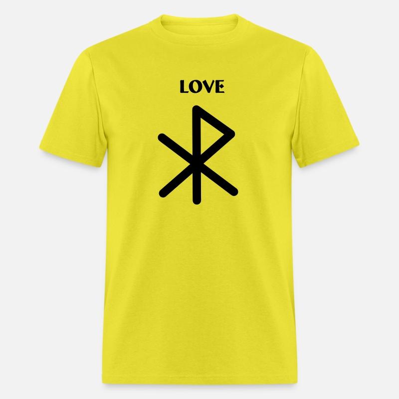 Love Viking runes with text LOVE