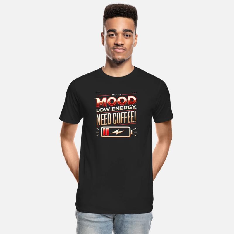 Low Energy, Need Coffee – Bold Typography Design