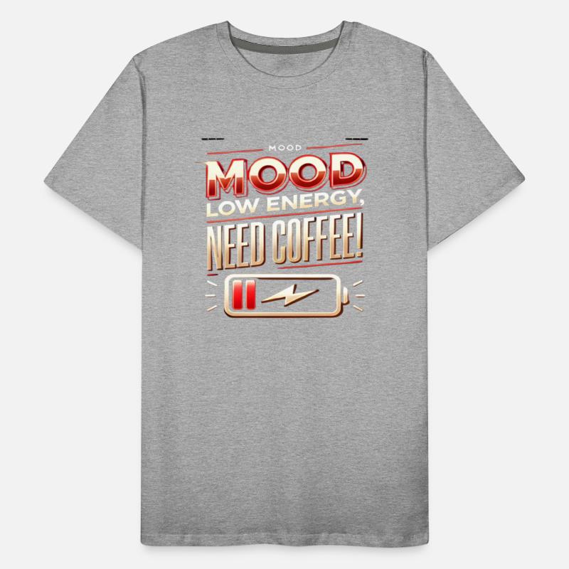 Low Energy, Need Coffee – Bold Typography Design