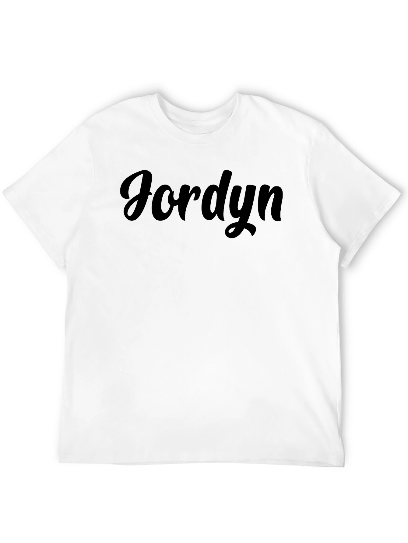 Jordyn Script Tee - Stylish Custom Name Shirt