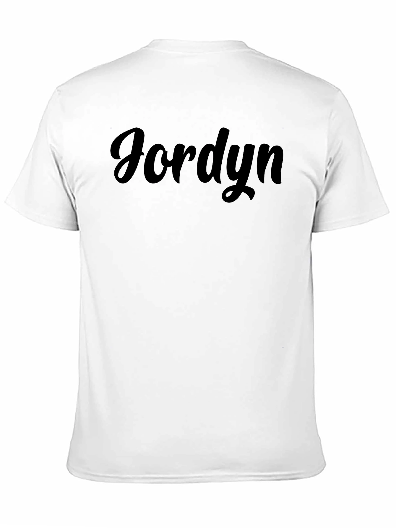 Jordyn Script Tee - Stylish Custom Name Shirt