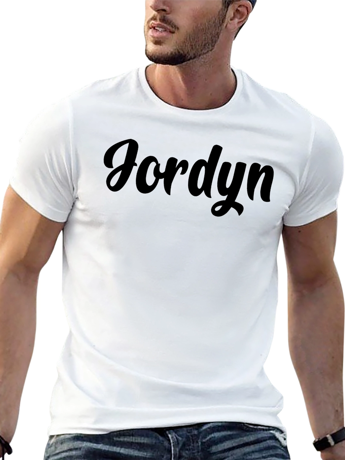 Jordyn Script Tee - Stylish Custom Name Shirt