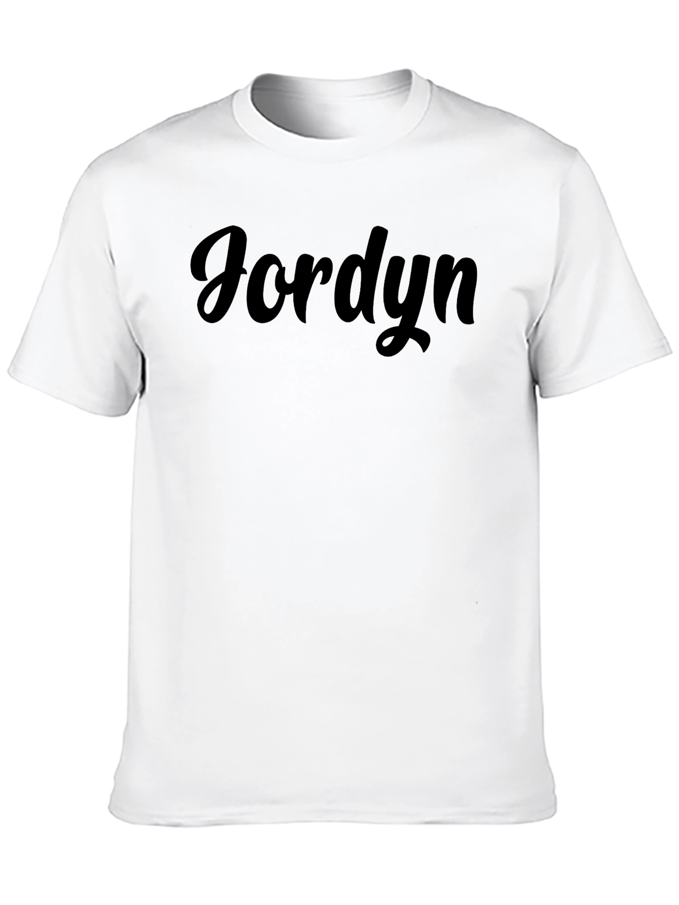 Jordyn Script Tee - Stylish Custom Name Shirt
