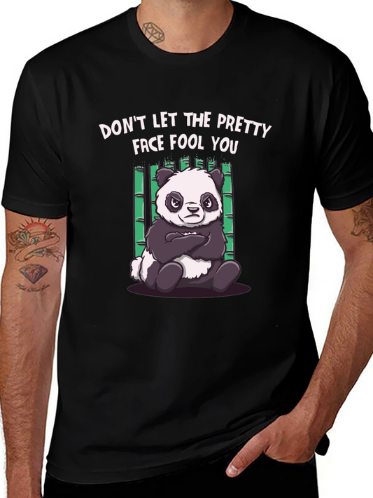 Grumpy Panda Graphic Tee - Dont Let the Pretty Face Fool You