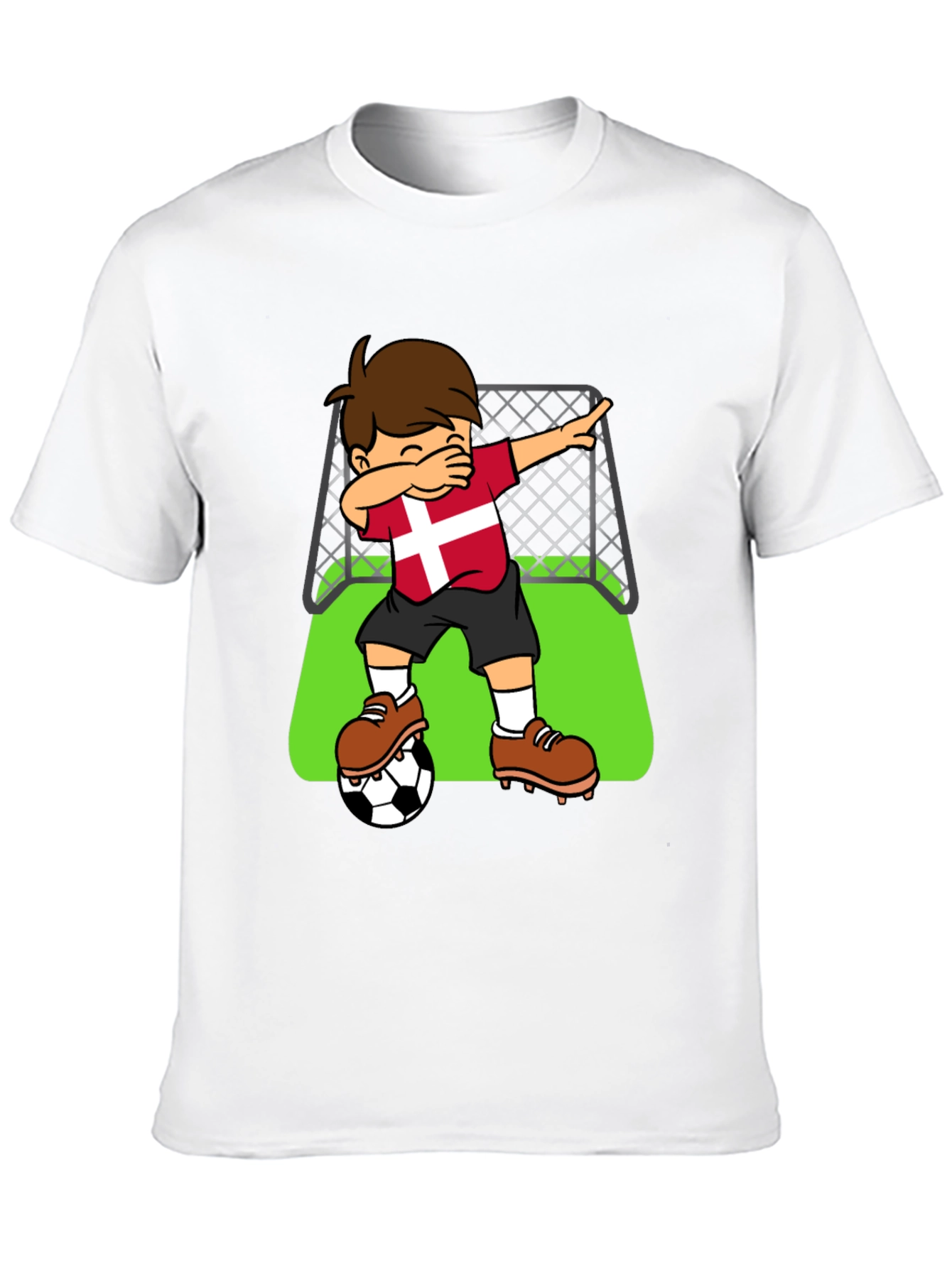 Denmark Soccer Dab T-Shirt
