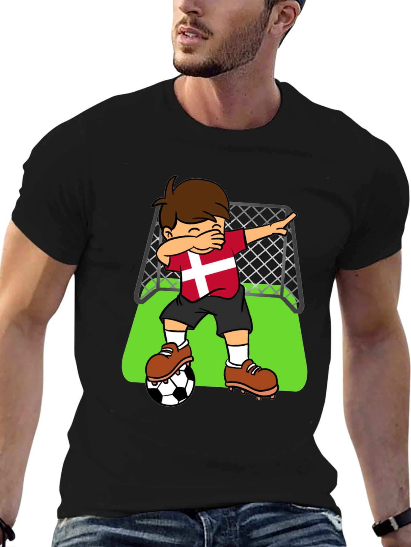 Denmark Soccer Dab T-Shirt