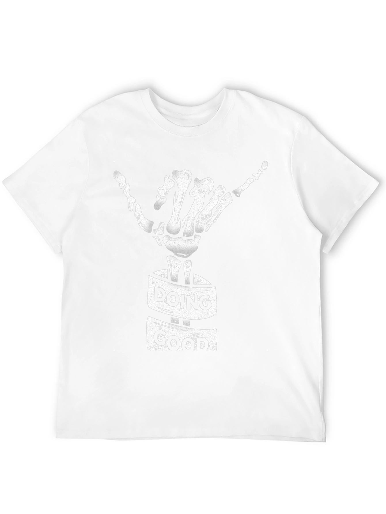 Doing Good Skeleton Hand T-Shirt - Black
