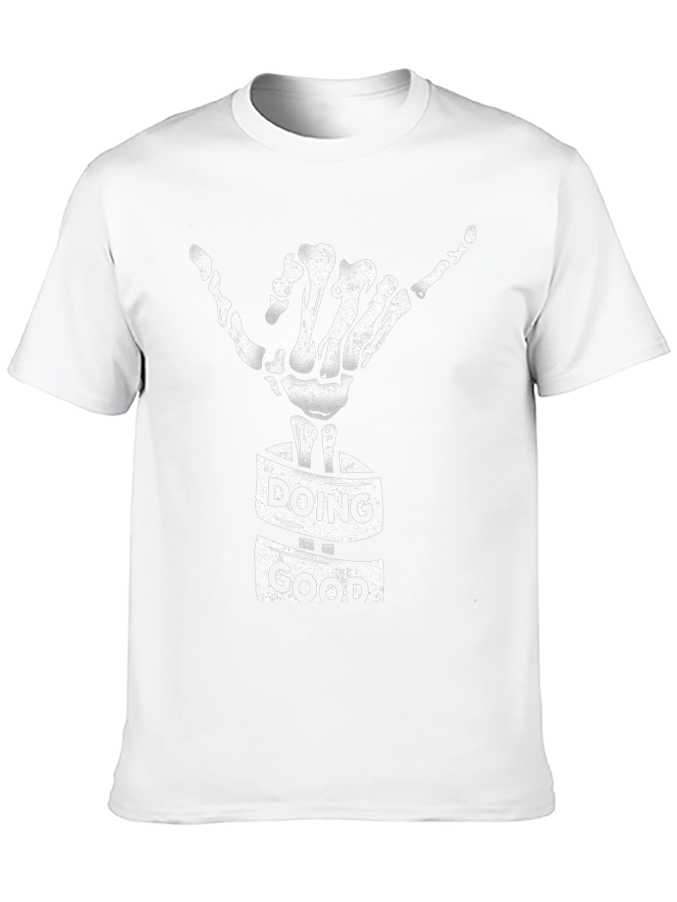 Doing Good Skeleton Hand T-Shirt - Black