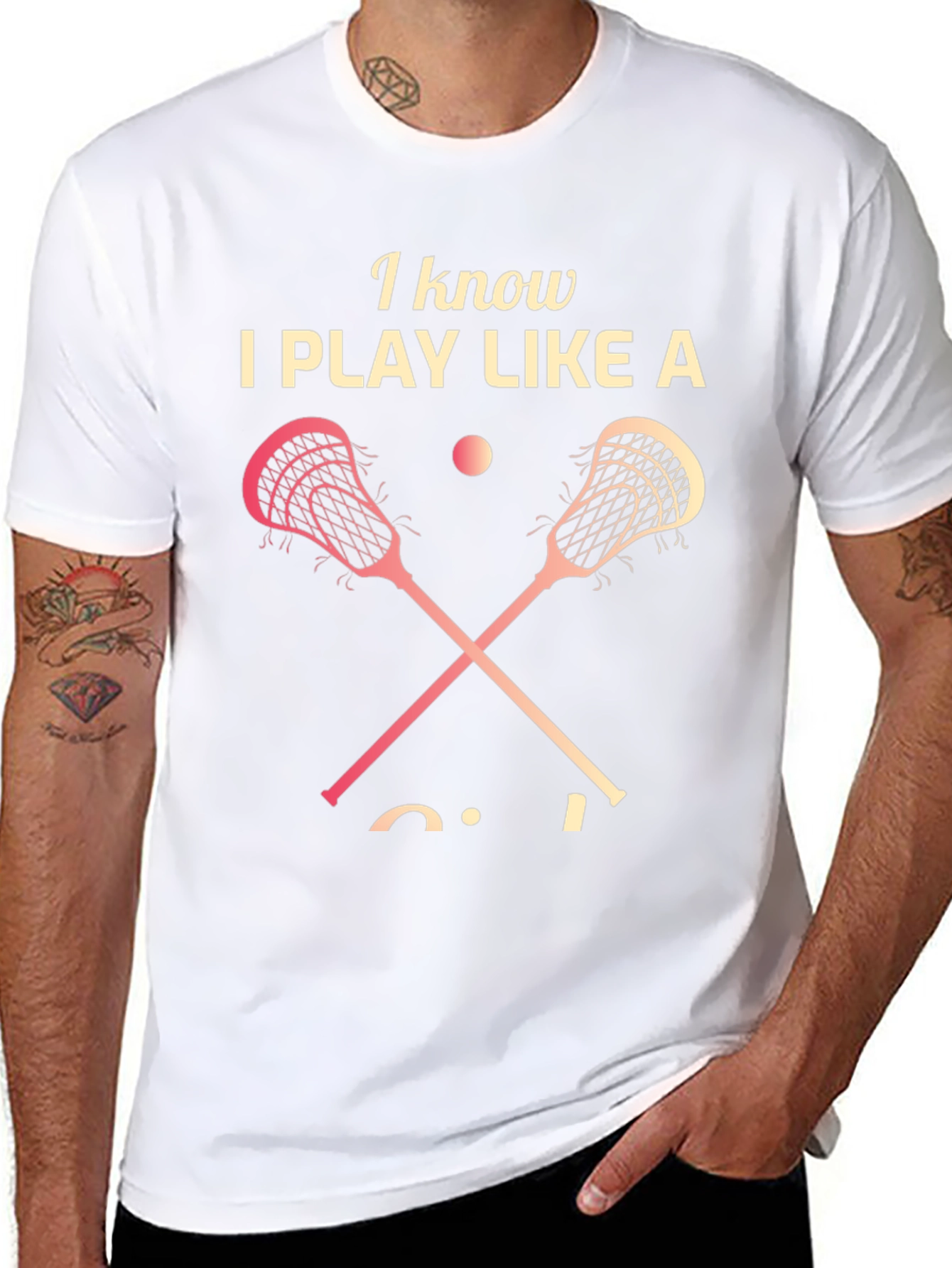 Lacrosse Player T-Shirt - I Play Like a Girl