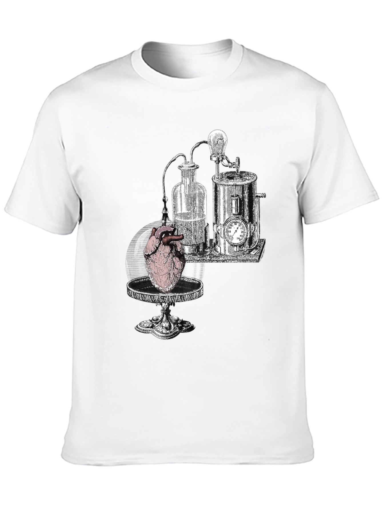 Steampunk Heart T-Shirt - Black Graphic Tee