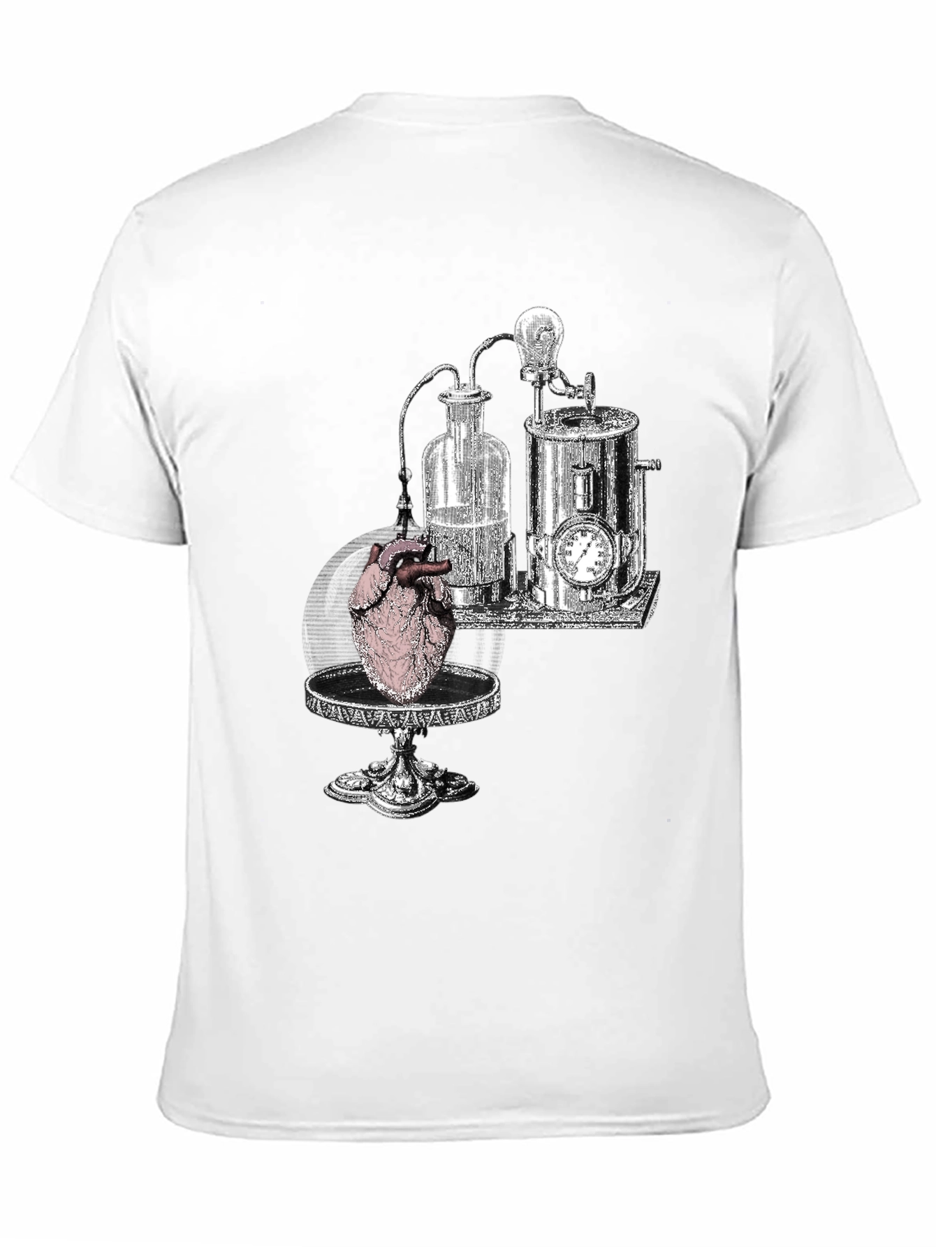 Steampunk Heart T-Shirt - Black Graphic Tee