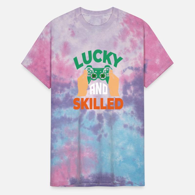 Lucky And Skilled Funny Irish Gamer Video Game