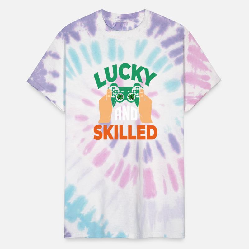 Lucky And Skilled Funny Irish Gamer Video Game