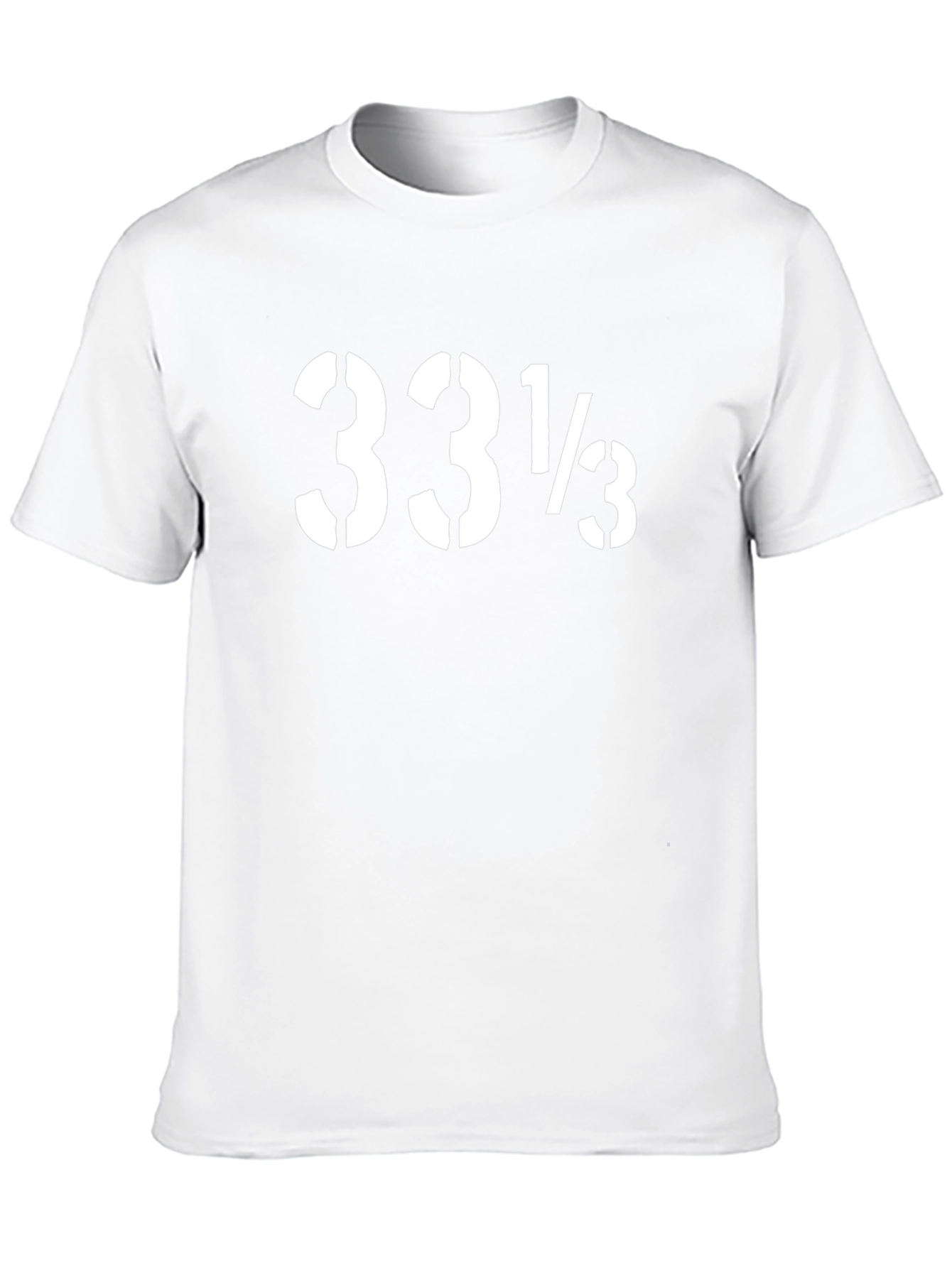 33 1/3 RPM Black Graphic Tee