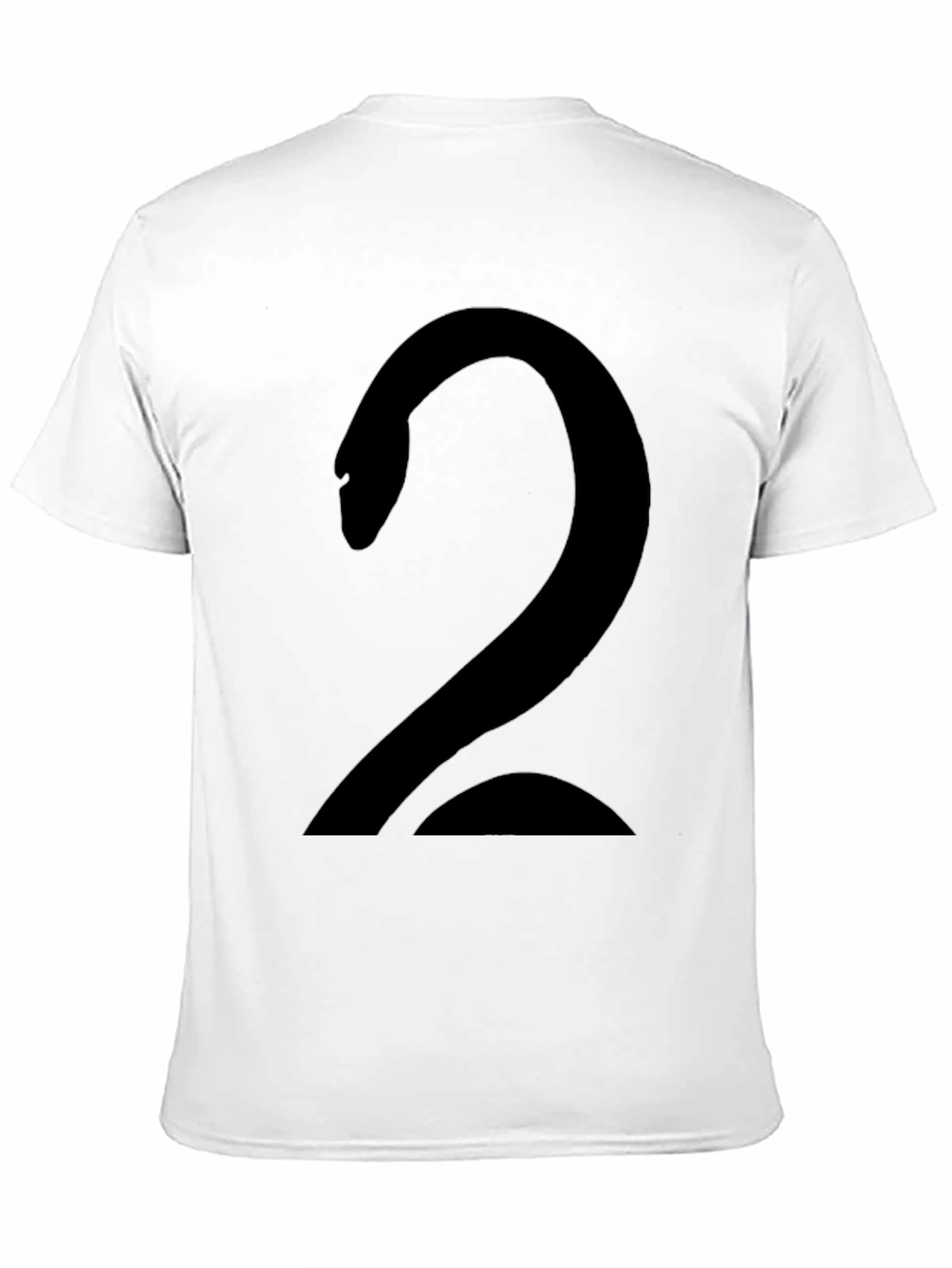 Bold Number Two Black Graphic Tee