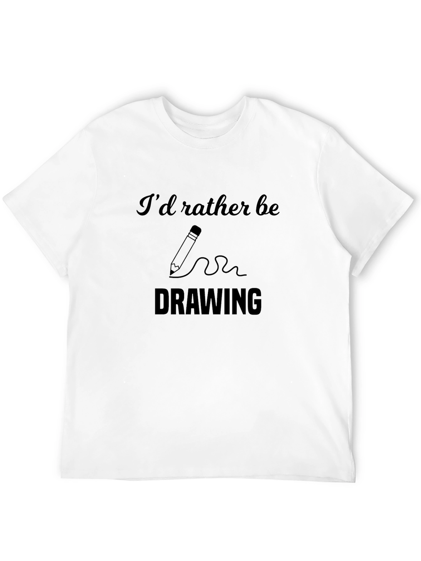 Id Rather Be Drawing Graphic T-Shirt