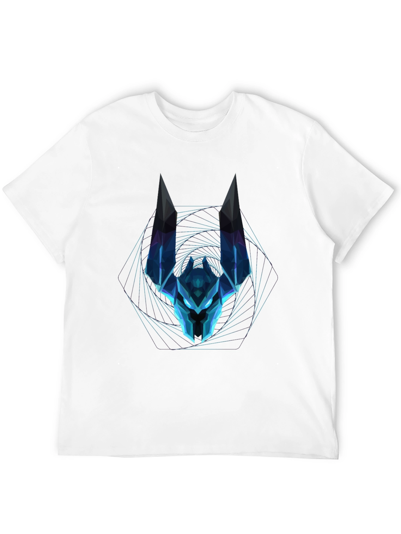 Geometric Anubis T-Shirt - Cool Graphic Tee