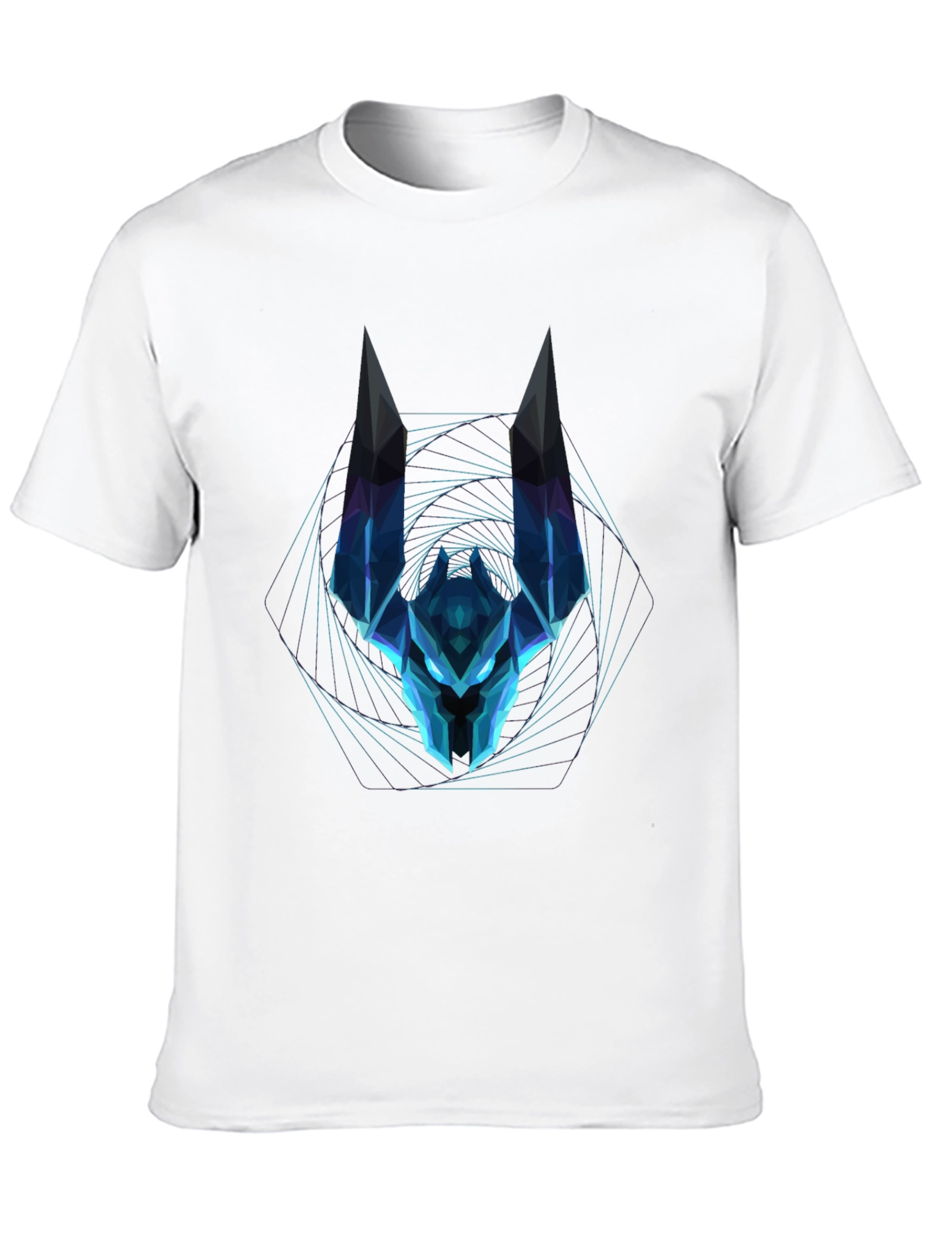 Geometric Anubis T-Shirt - Cool Graphic Tee