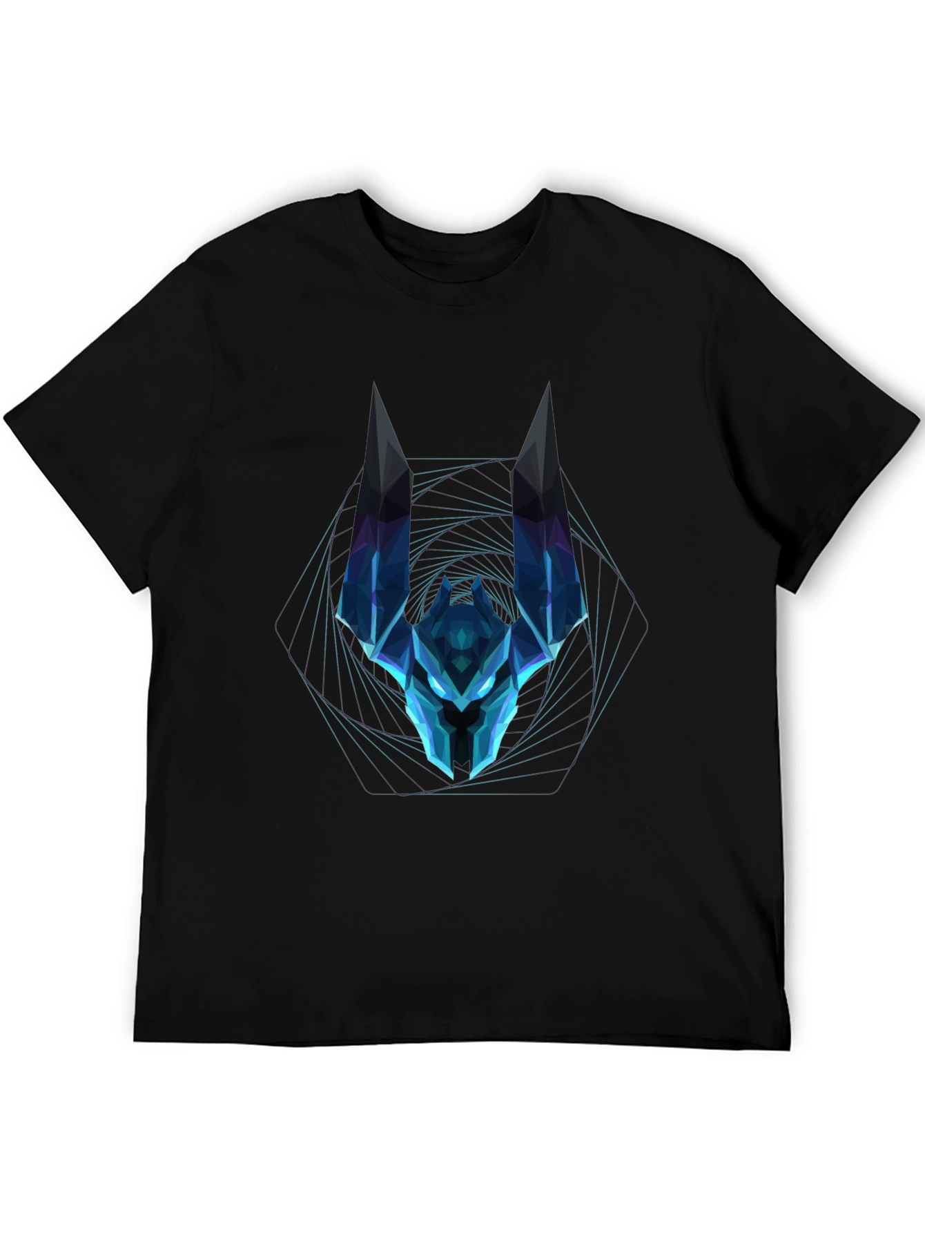 Geometric Anubis T-Shirt - Cool Graphic Tee