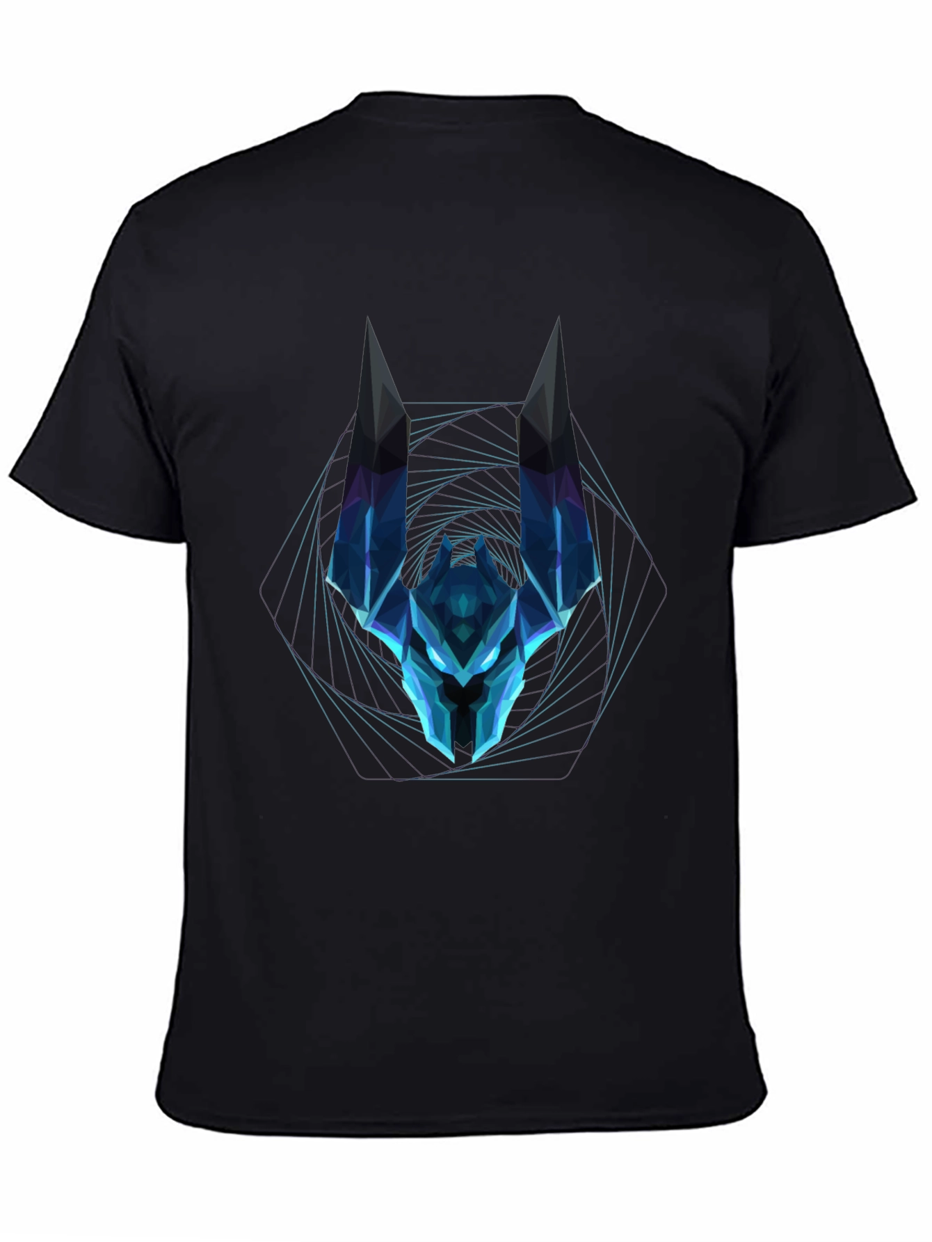 Geometric Anubis T-Shirt - Cool Graphic Tee