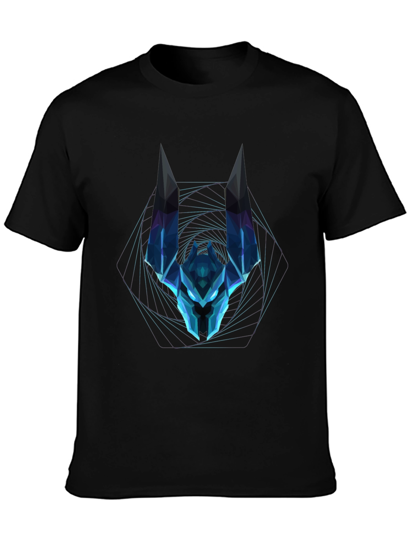 Geometric Anubis T-Shirt - Cool Graphic Tee