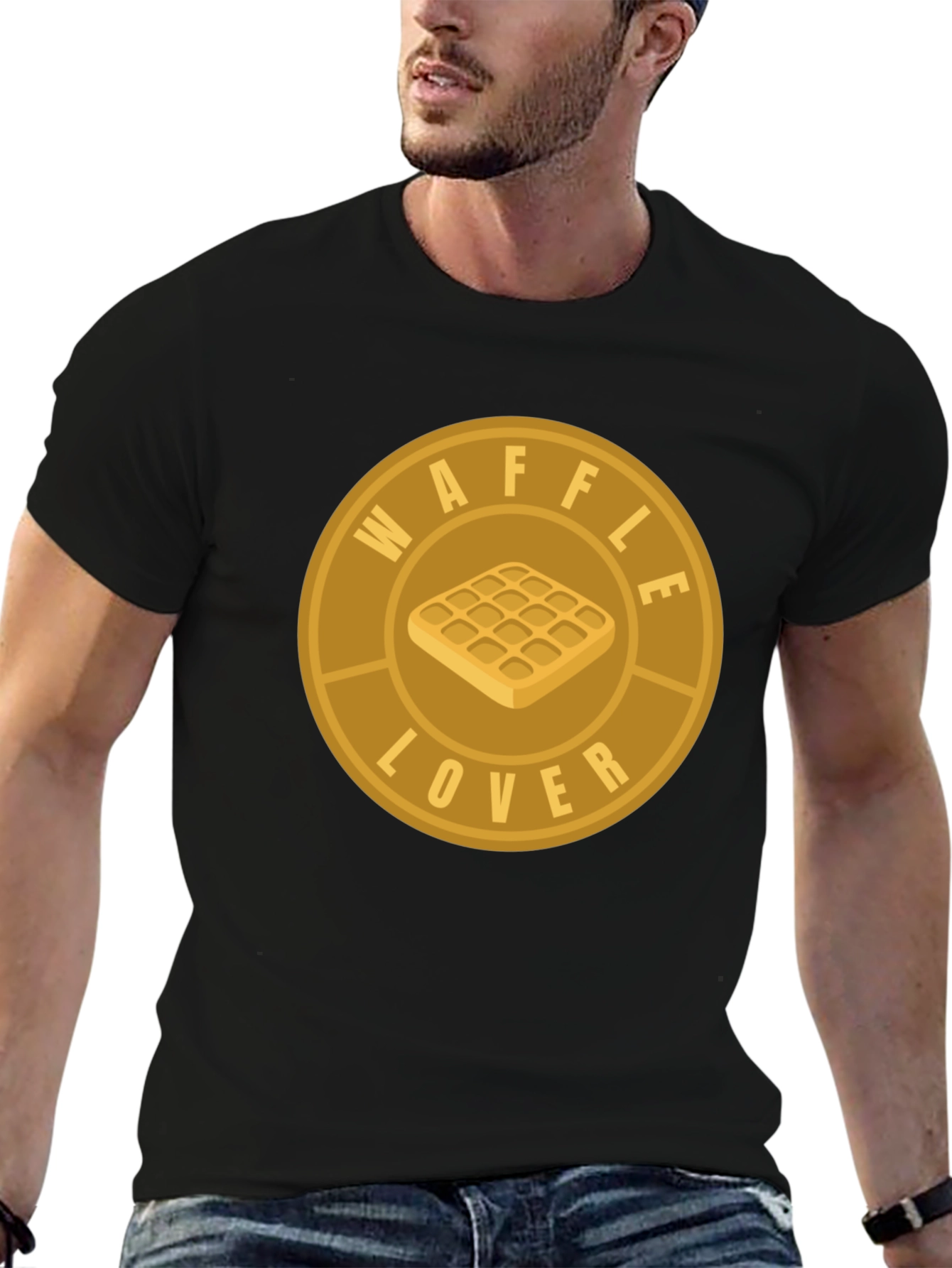 Waffle Lover Graphic T-Shirt - Casual Comfort
