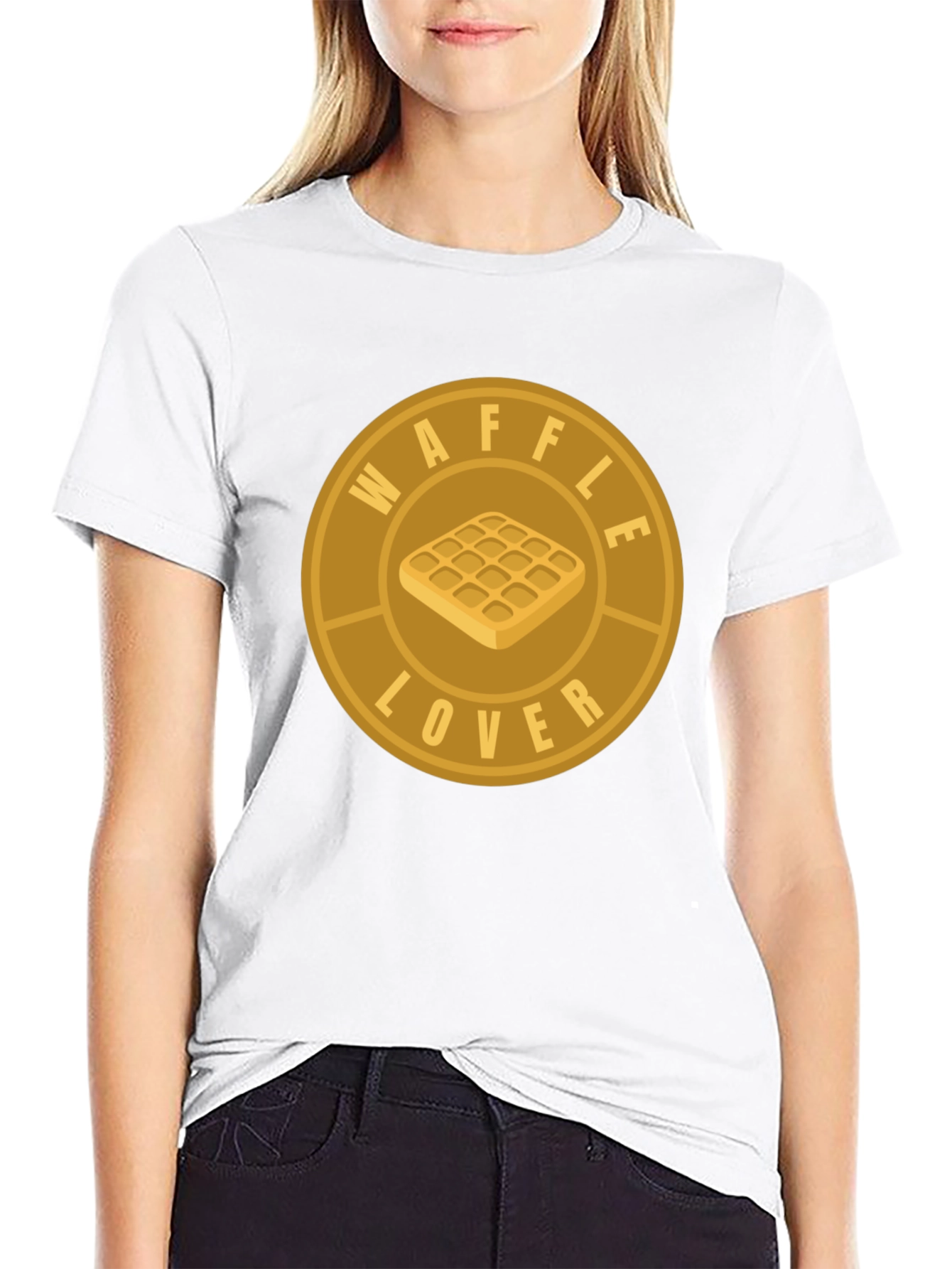 Waffle Lover Graphic T-Shirt - Casual Comfort
