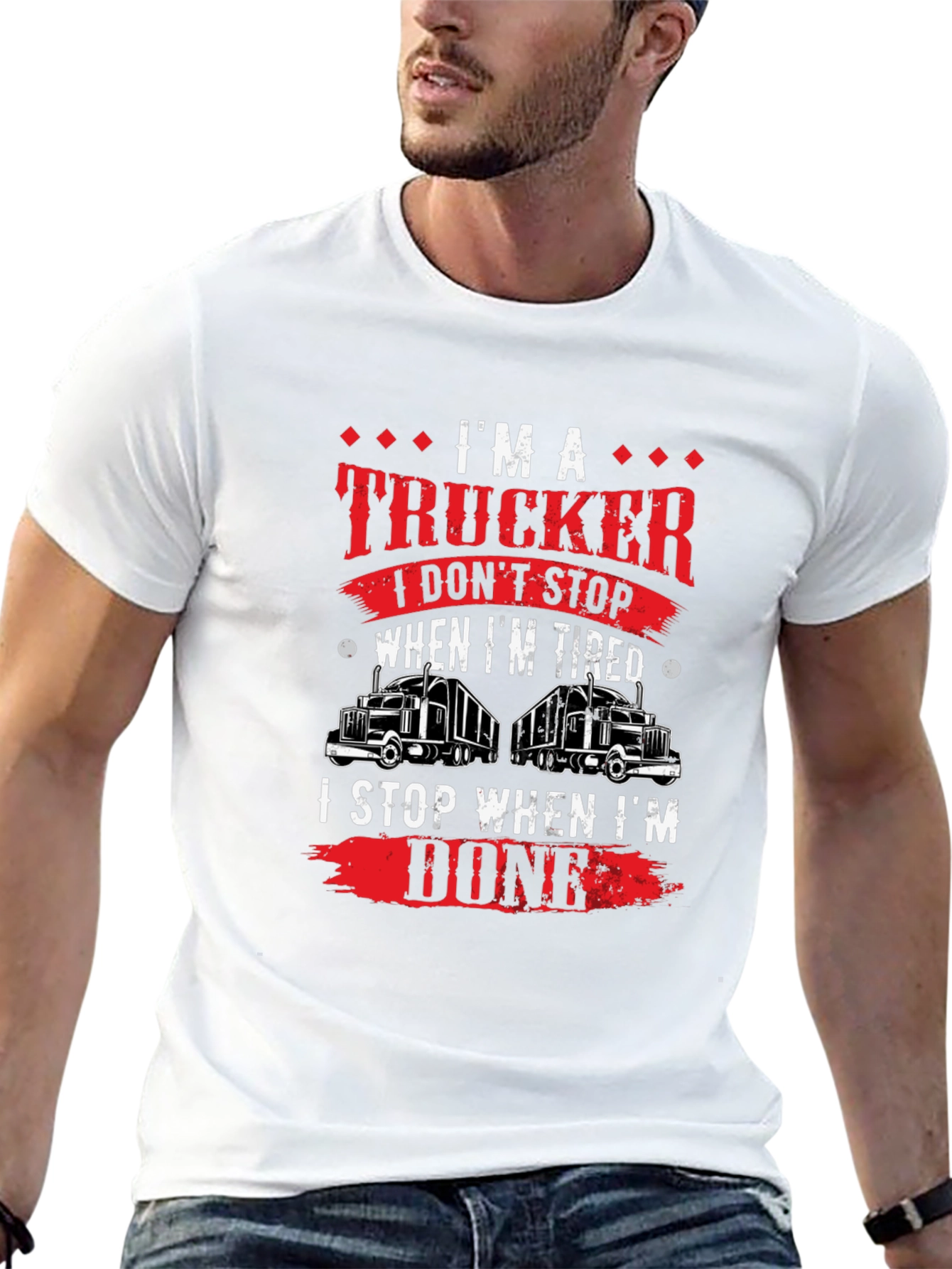 Im a Trucker Graphic T-Shirt
