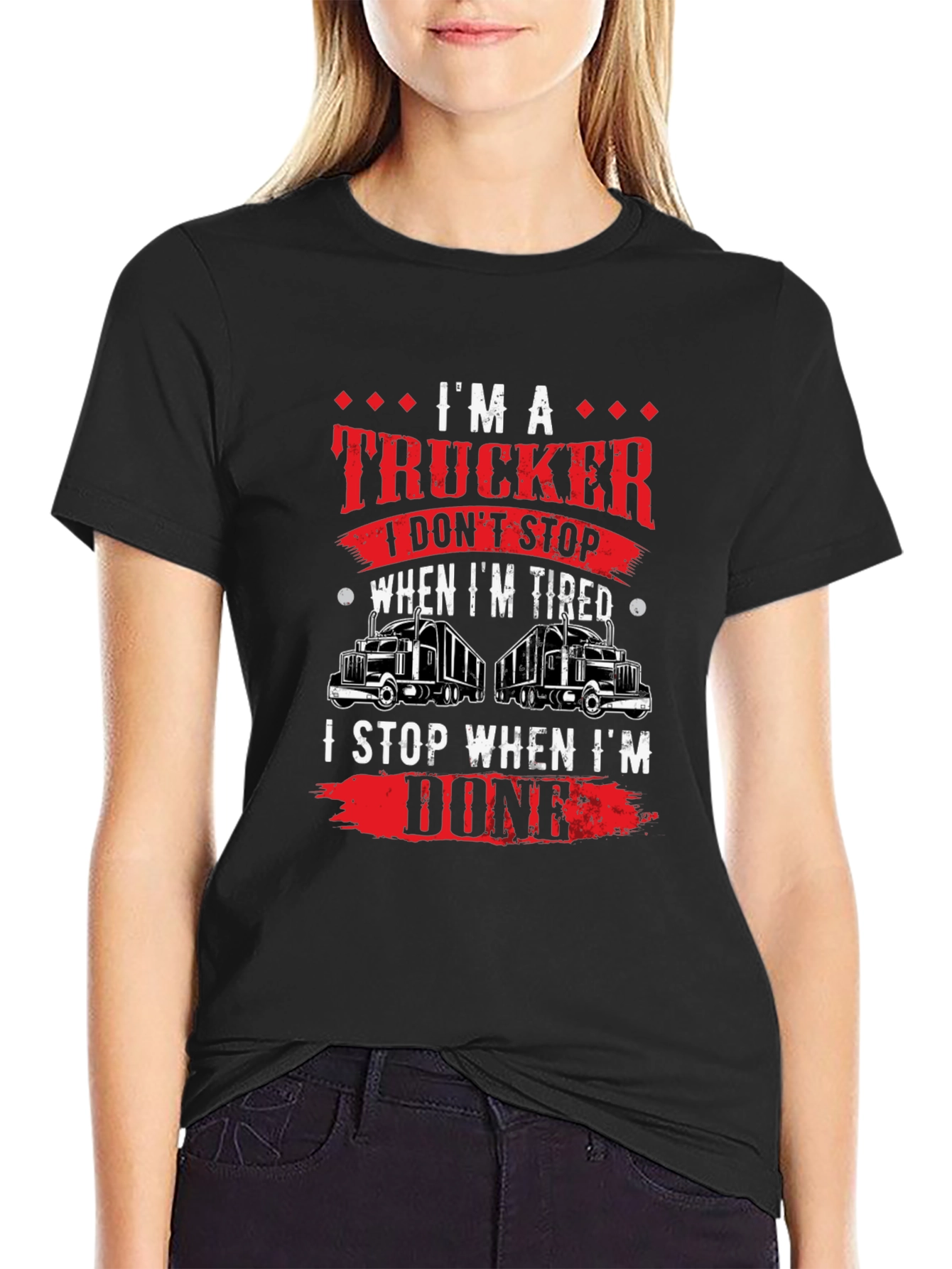 Im a Trucker Graphic T-Shirt