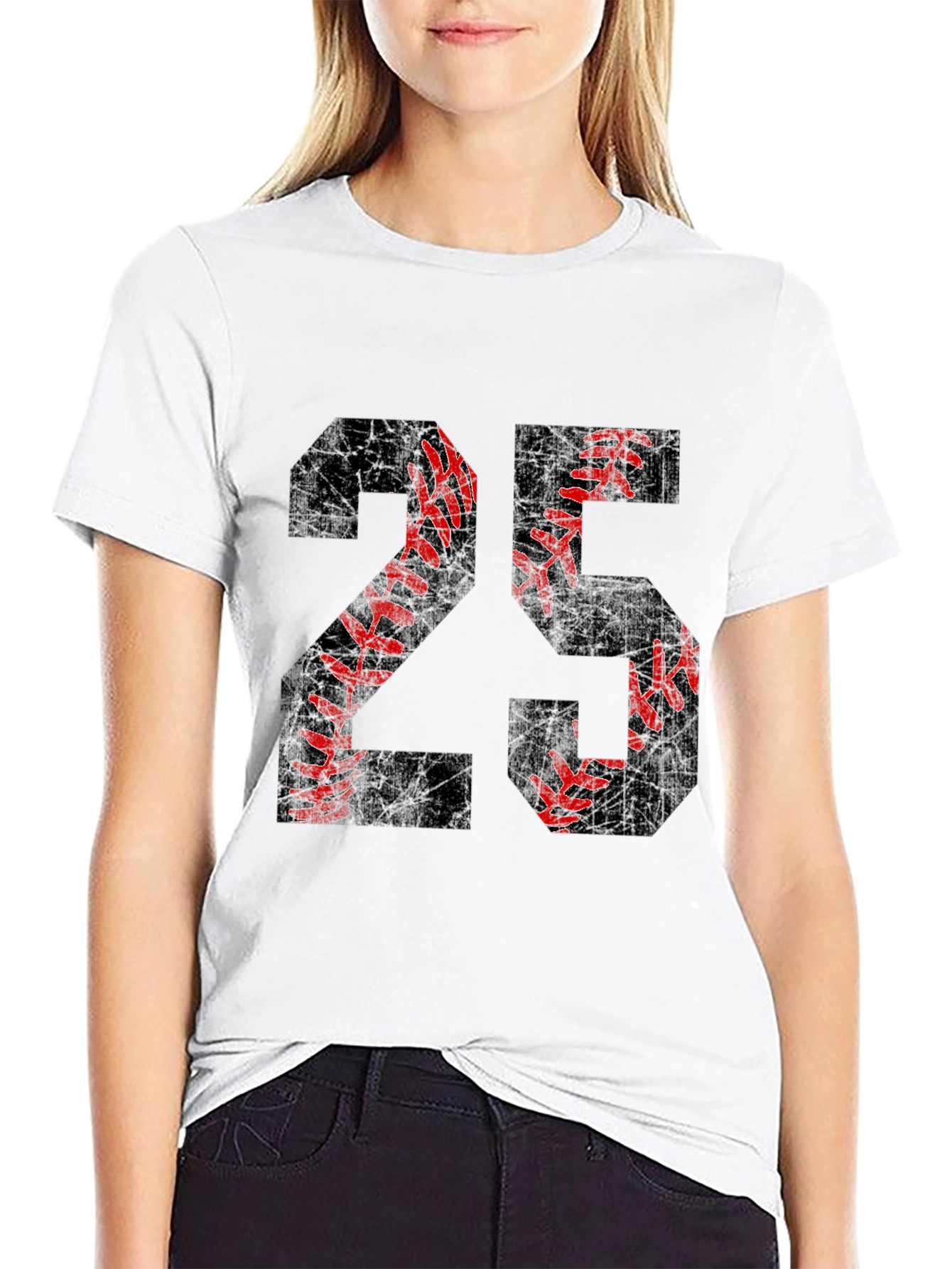 Baseball Number 25 T-Shirt