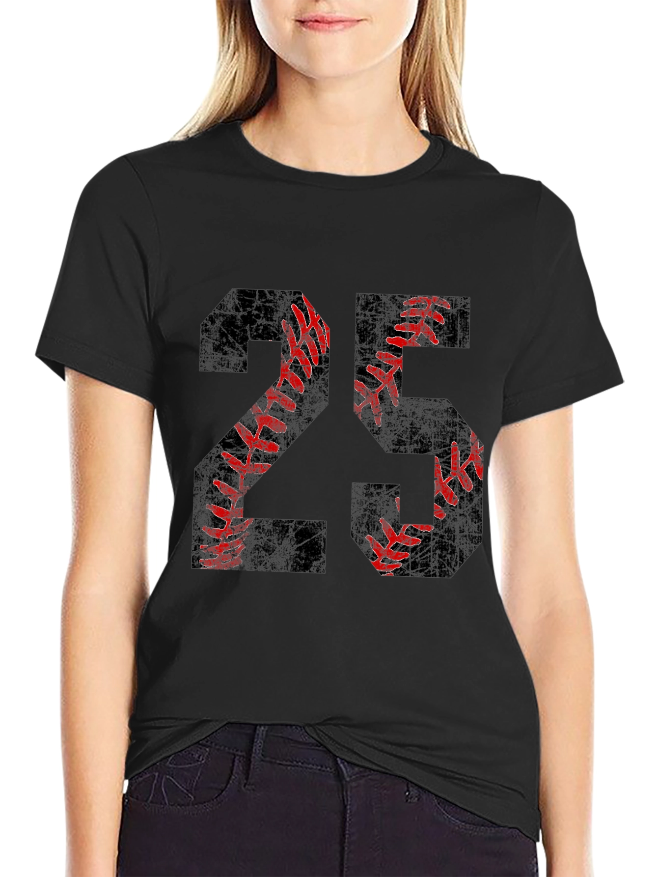 Baseball Number 25 T-Shirt