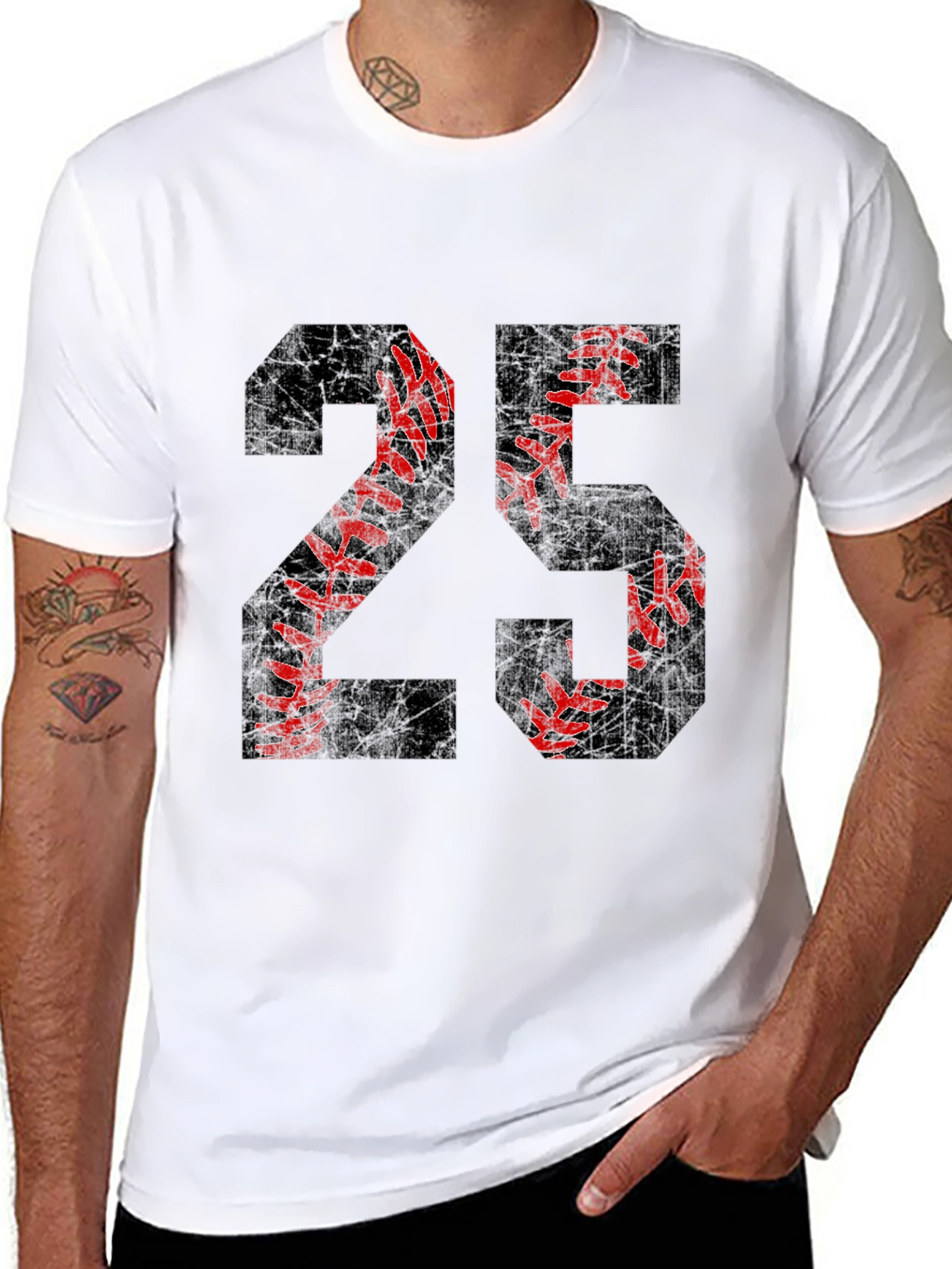 Baseball Number 25 T-Shirt