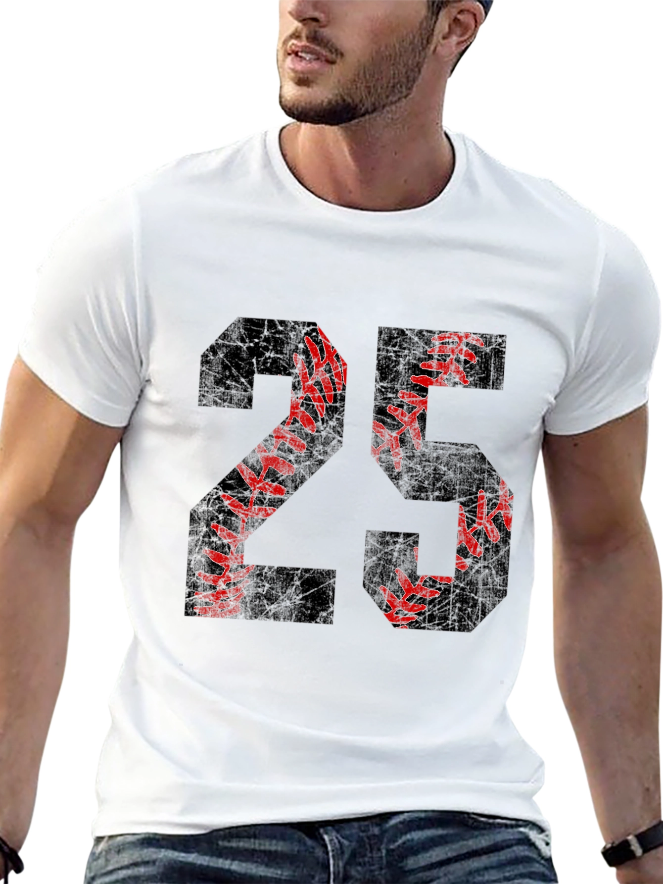 Baseball Number 25 T-Shirt