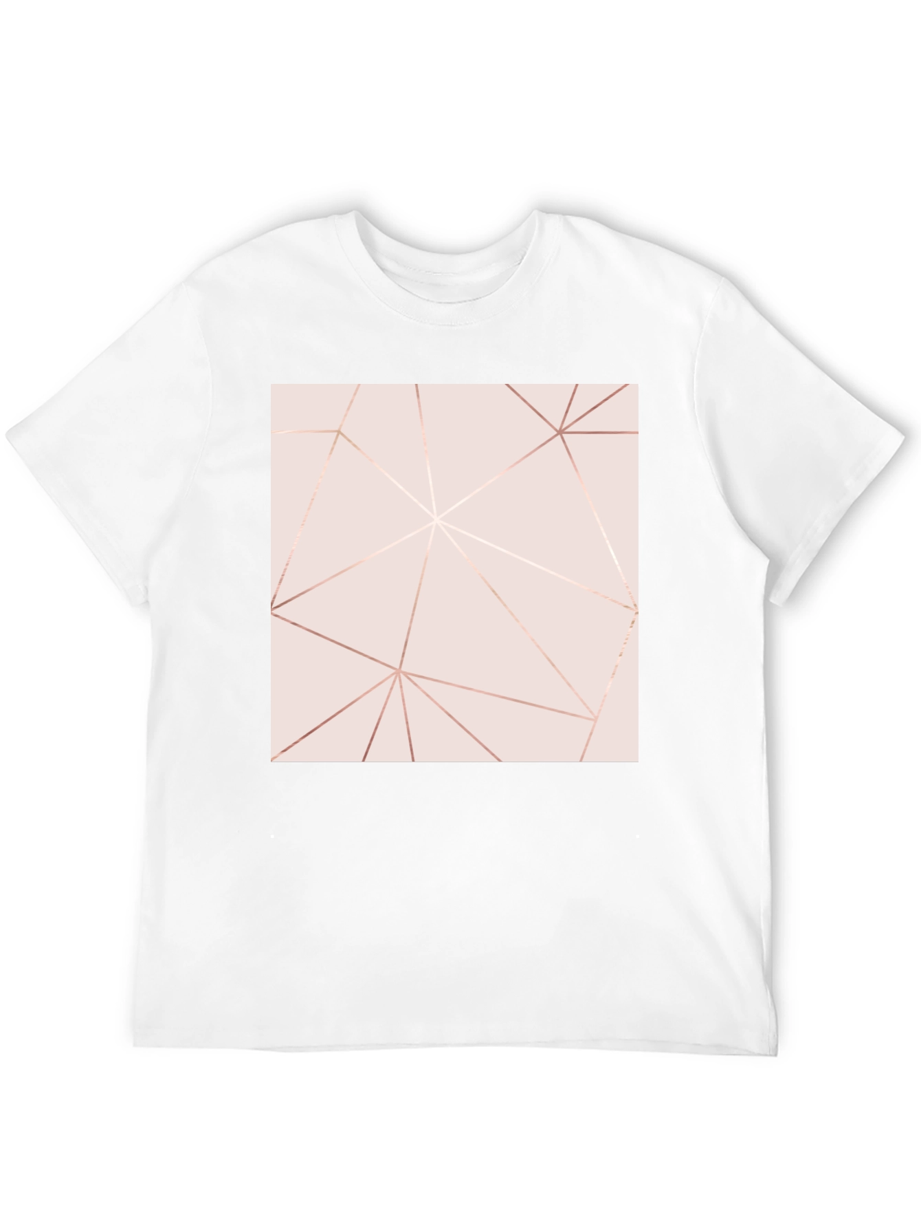 Geometric Lines Graphic Tee - Modern Style