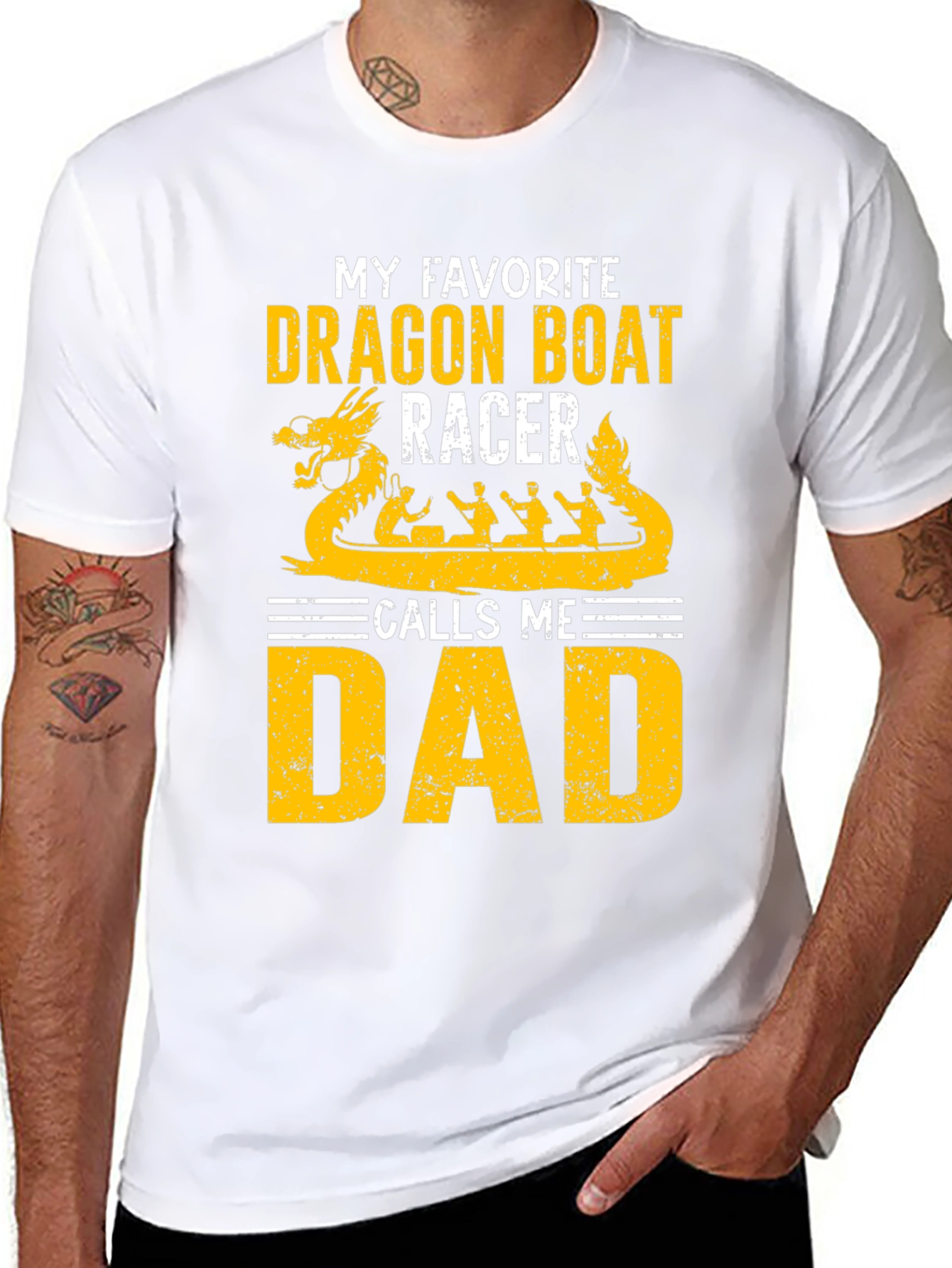 Dragon Boat Racer Dad T-Shirt