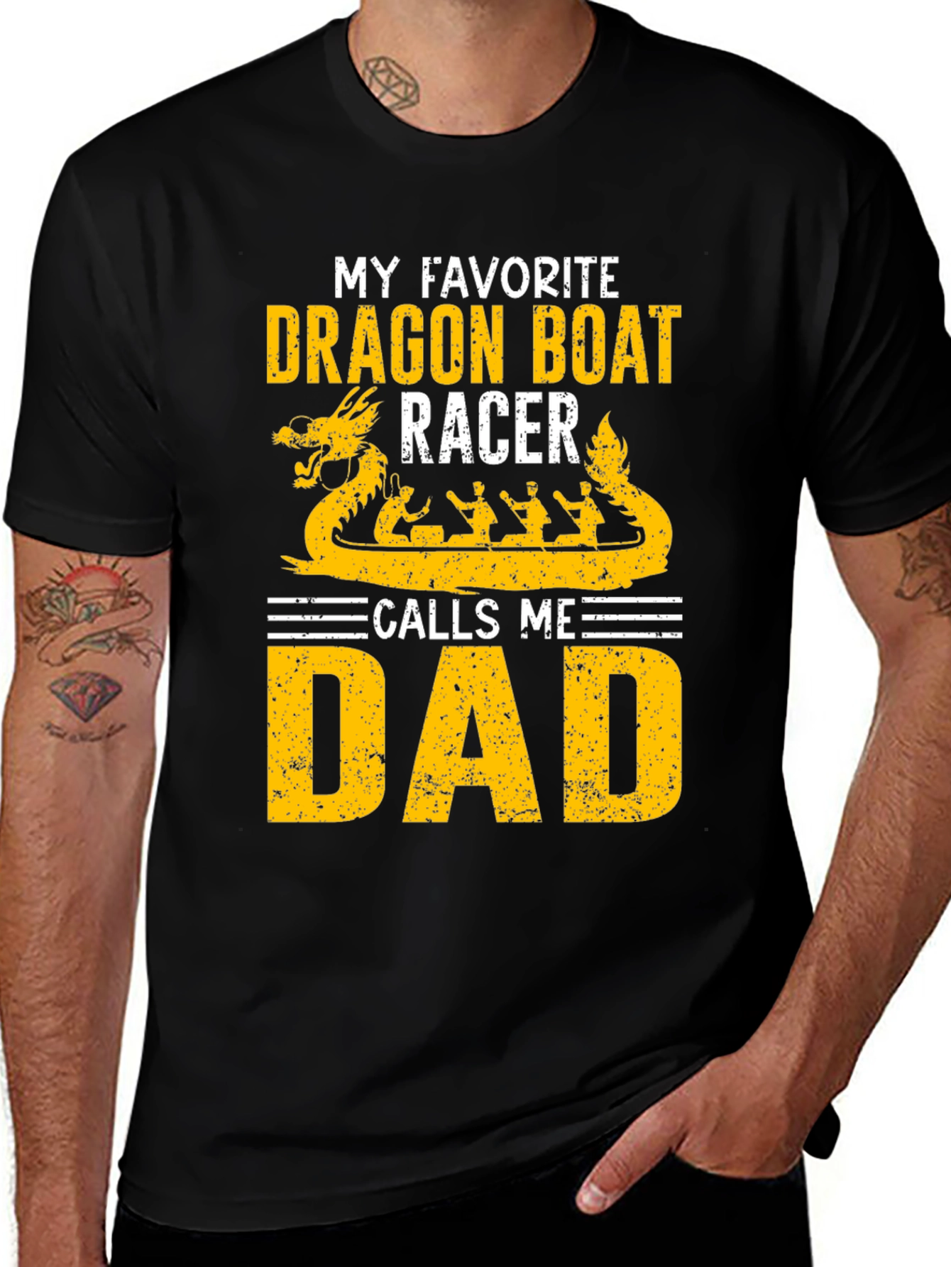 Dragon Boat Racer Dad T-Shirt