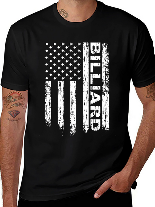 Billiard American Flag T-Shirt