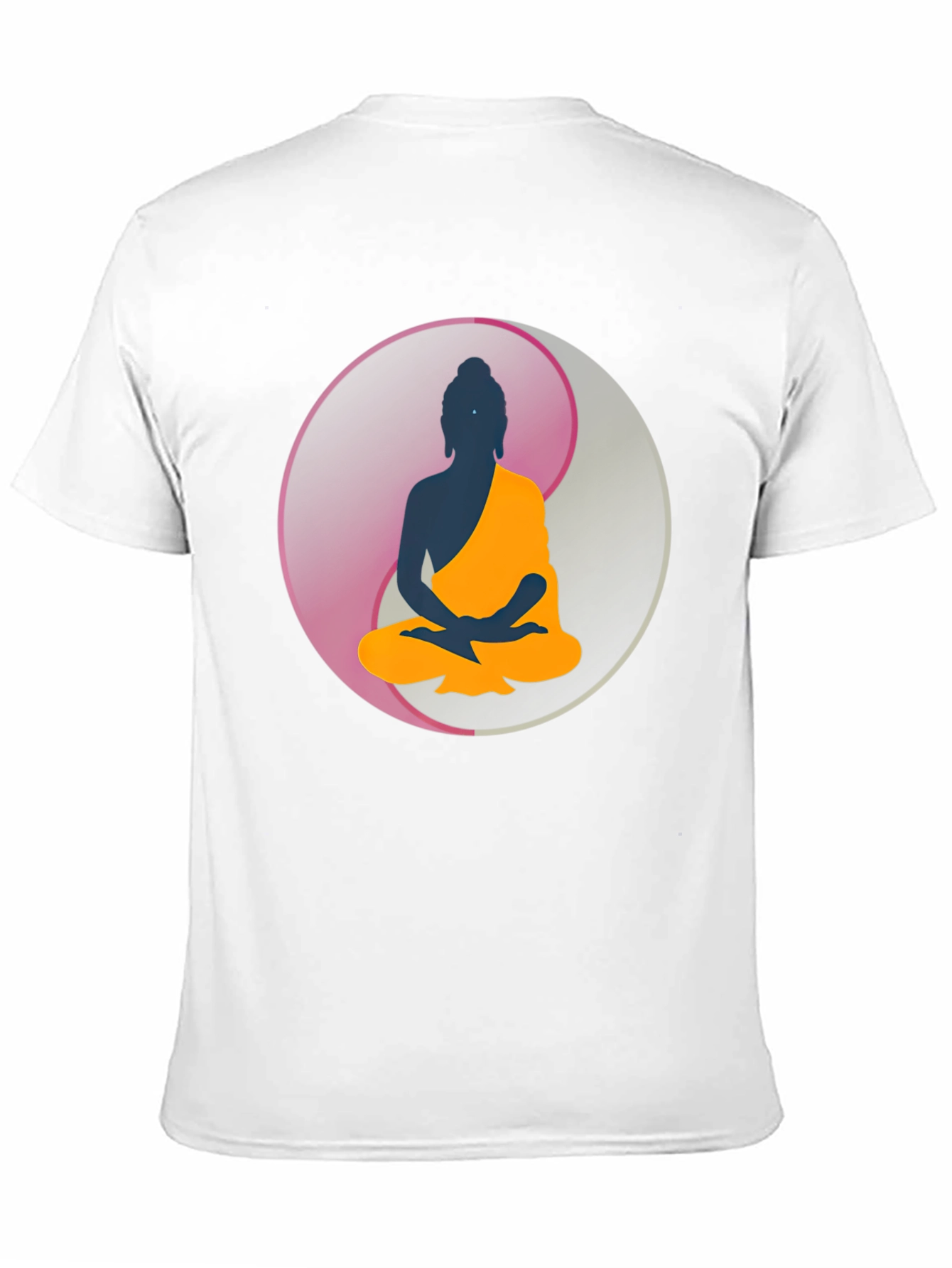 Buddha Yin Yang Graphic T-Shirt - Meditation Zen Tee