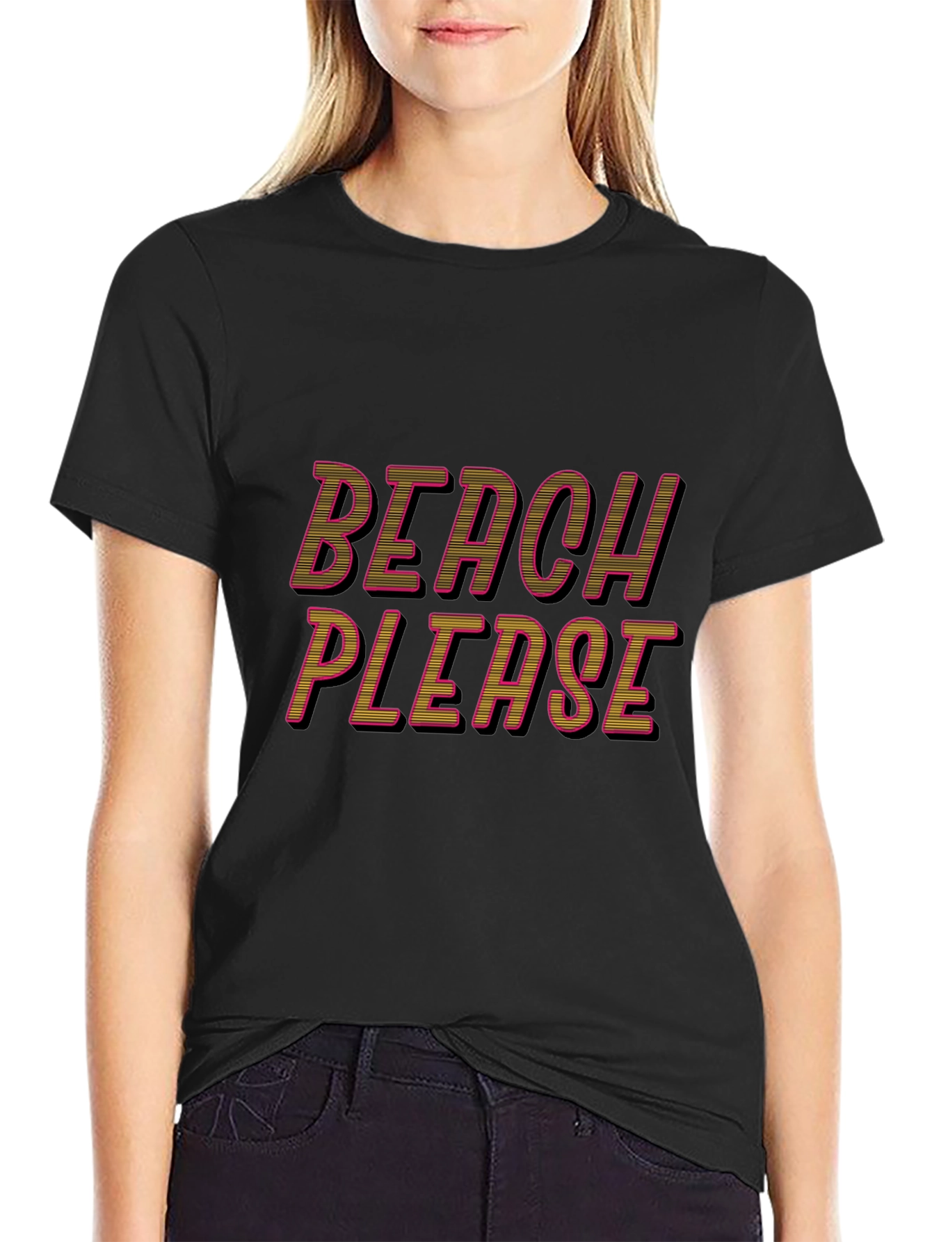 Beach Please Graphic T-Shirt