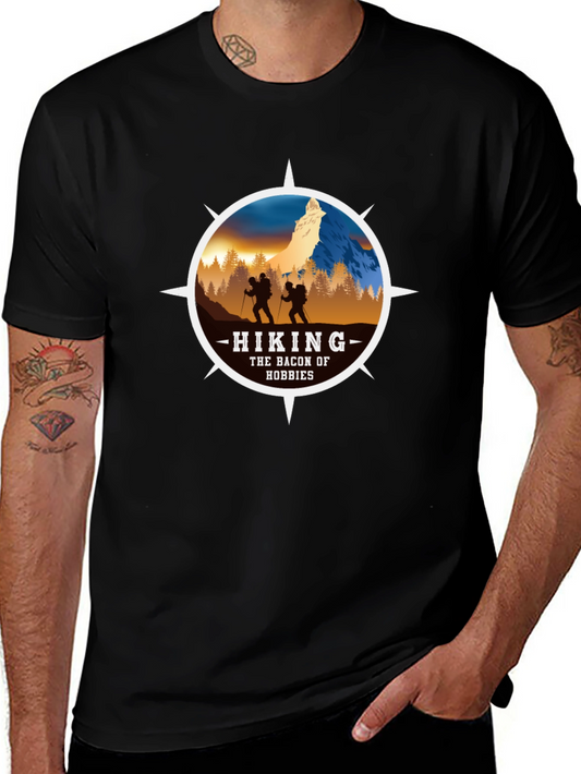 Hiking T-Shirt - The Bacon of Hobbies