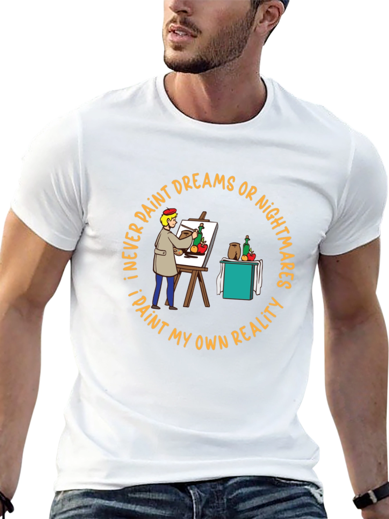 Painters Reality T-Shirt - Artistic Expression Tee