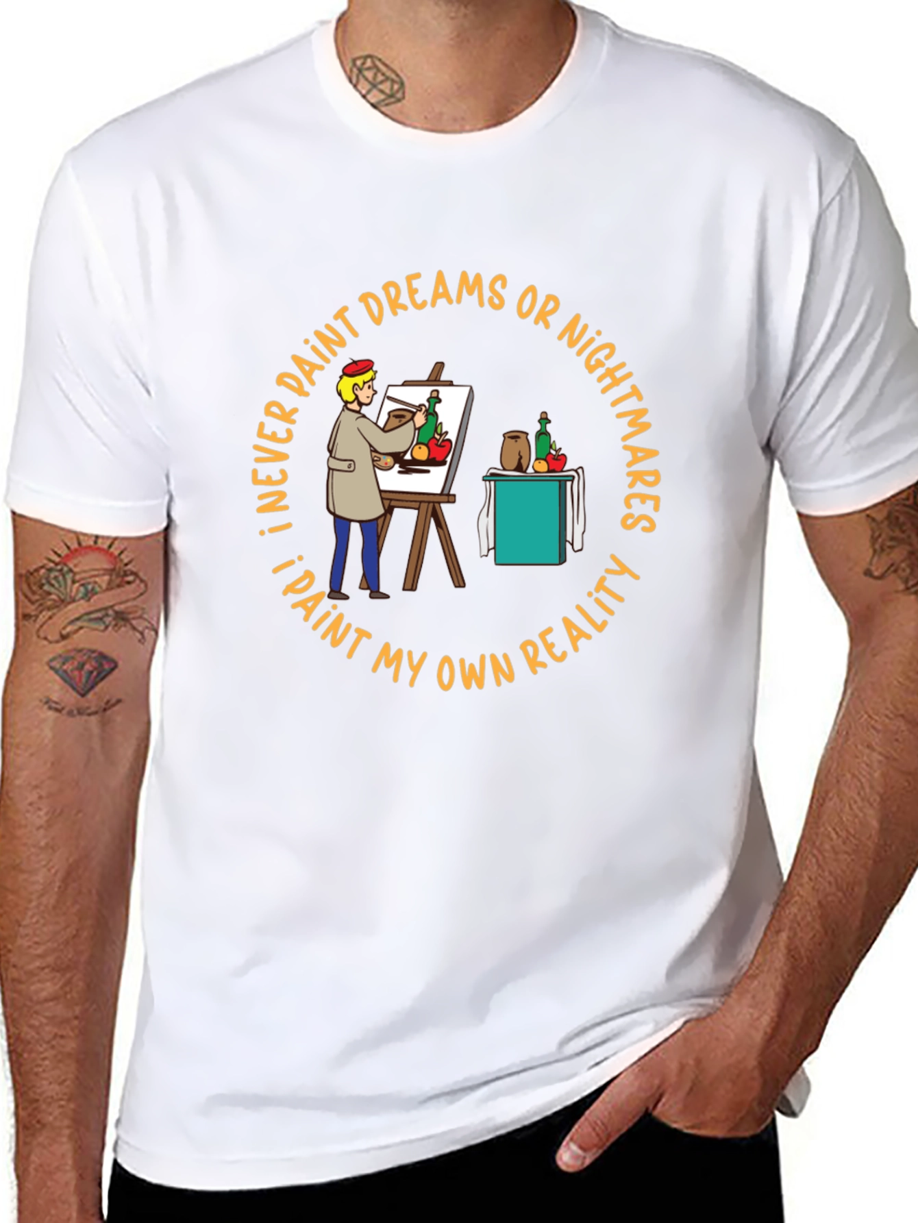 Painters Reality T-Shirt - Artistic Expression Tee