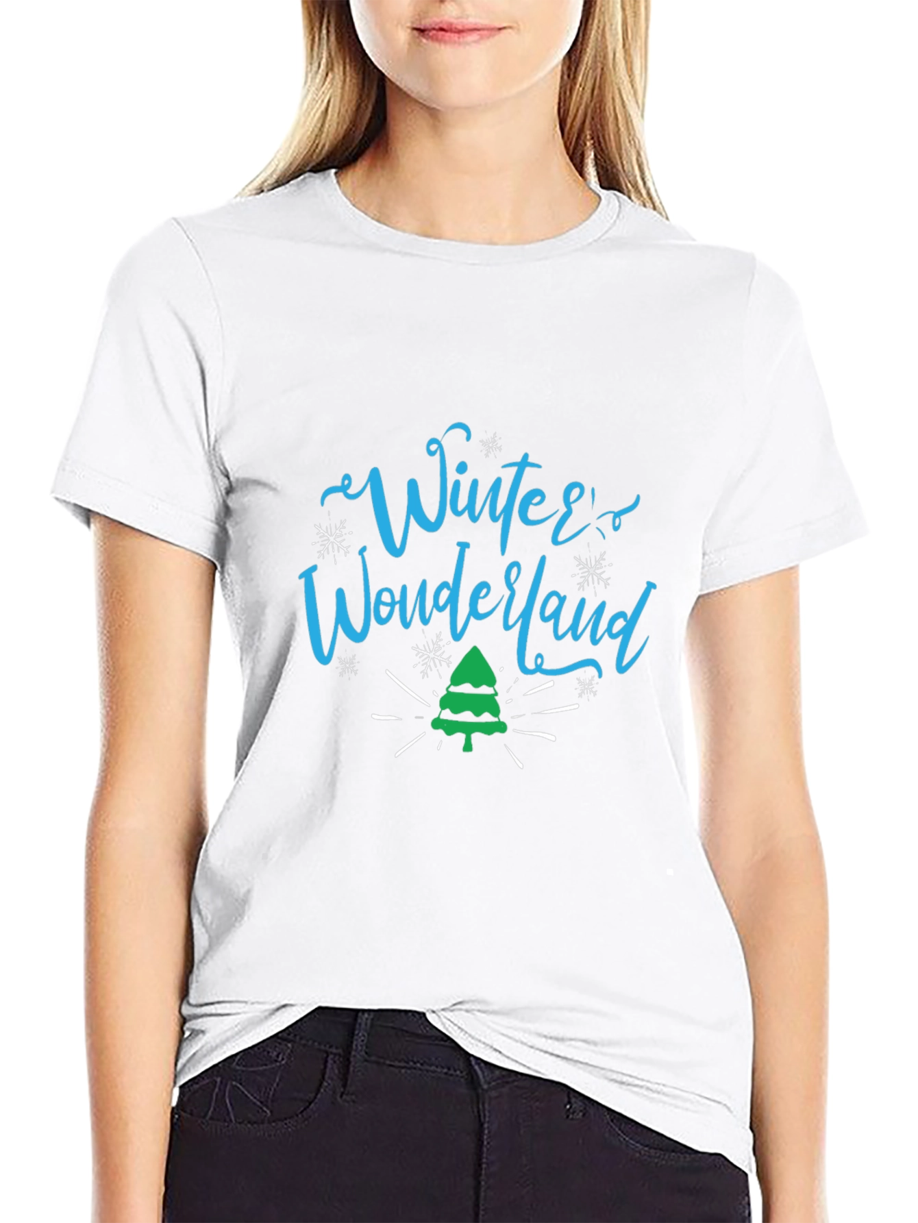 Winter Wonderland Black T-Shirt