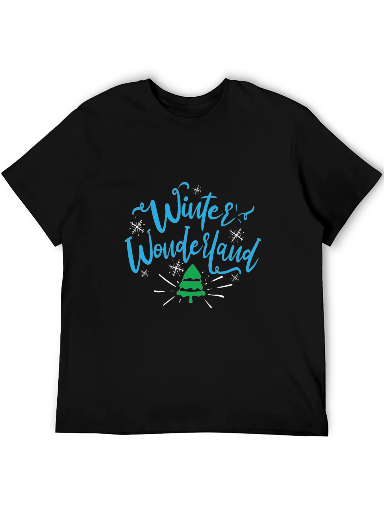 Winter Wonderland Black T-Shirt